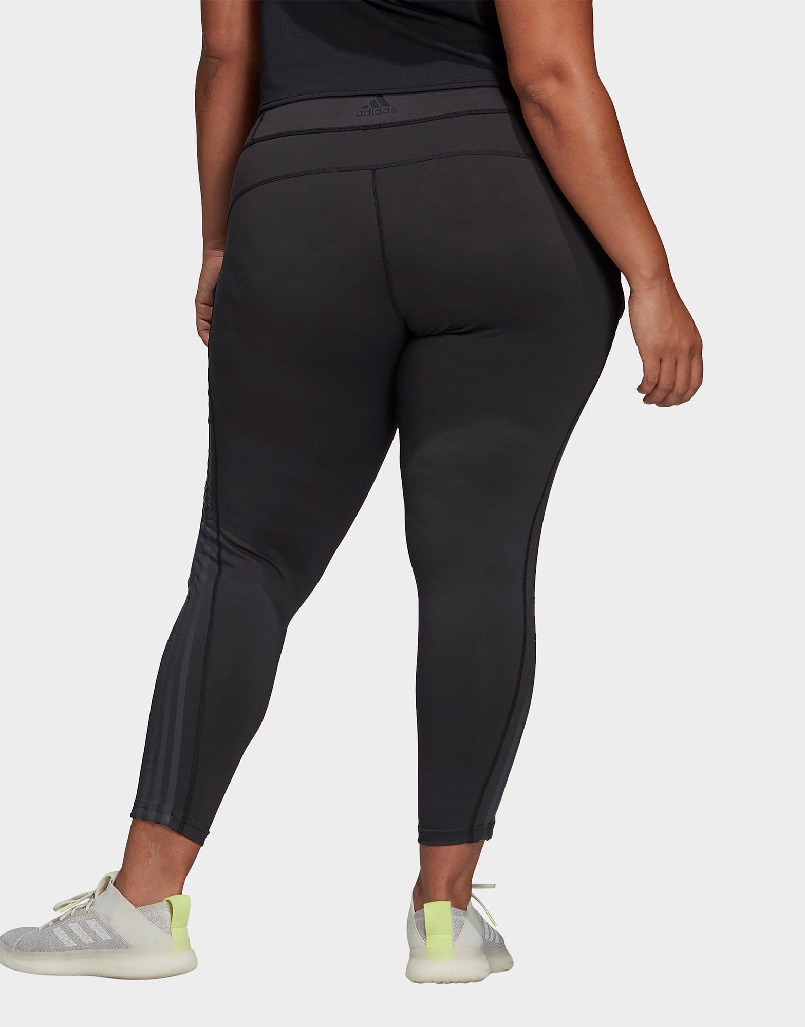 adidas 3 stripe leggings plus size