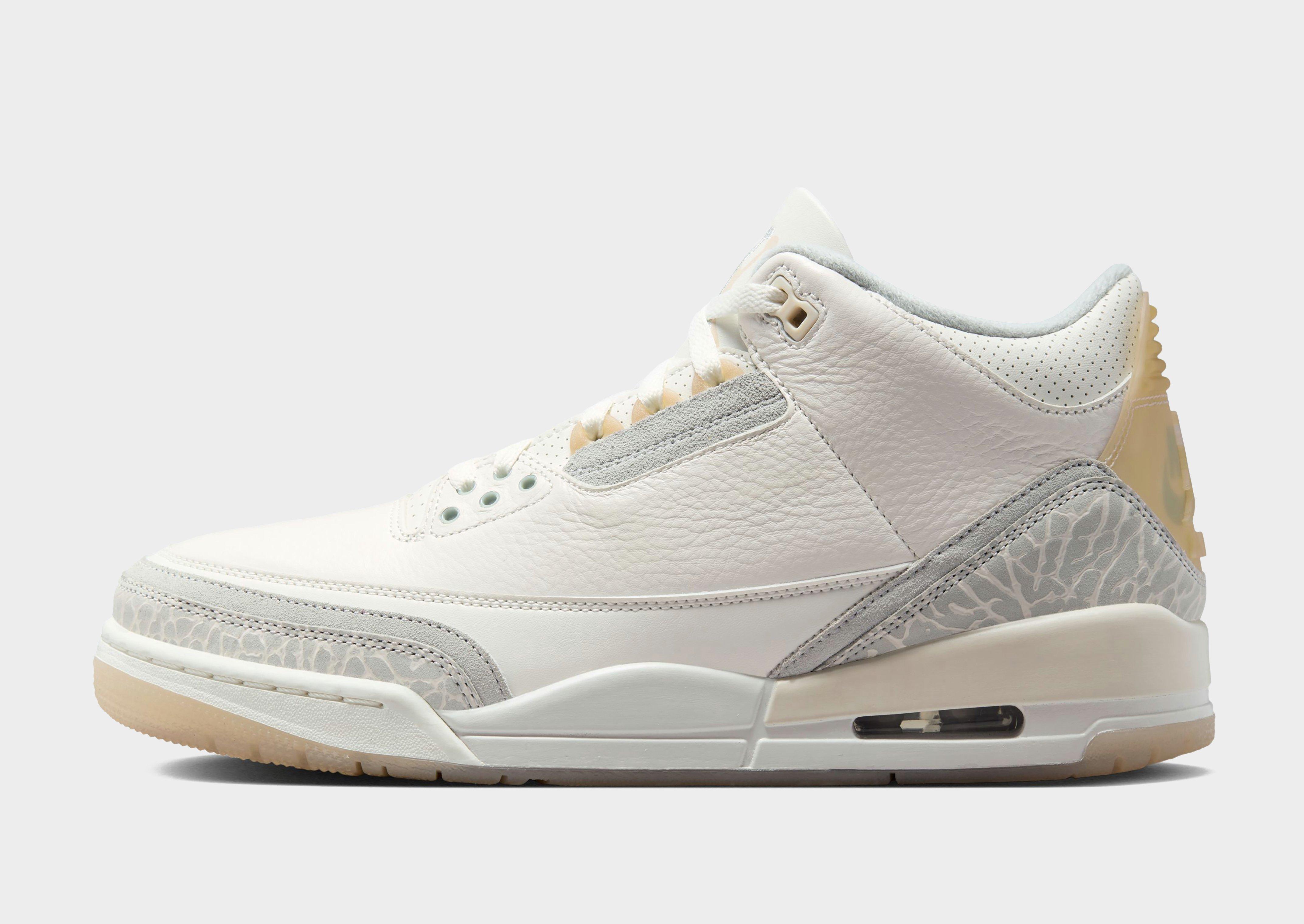 White clearance jordan 3's