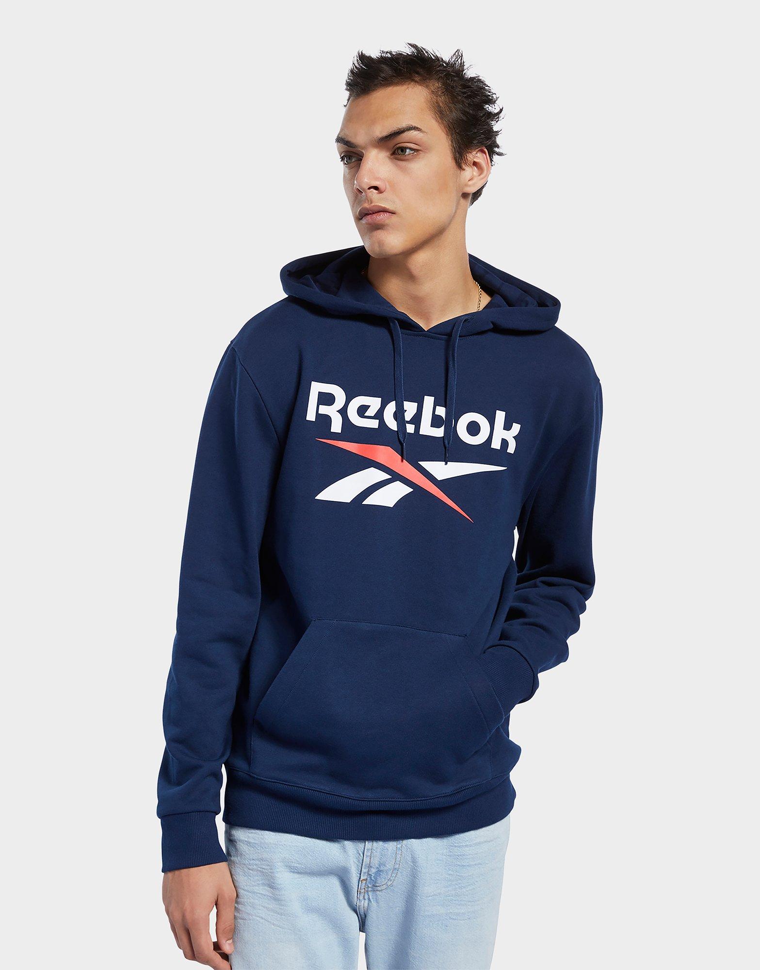 blue reebok hoodie