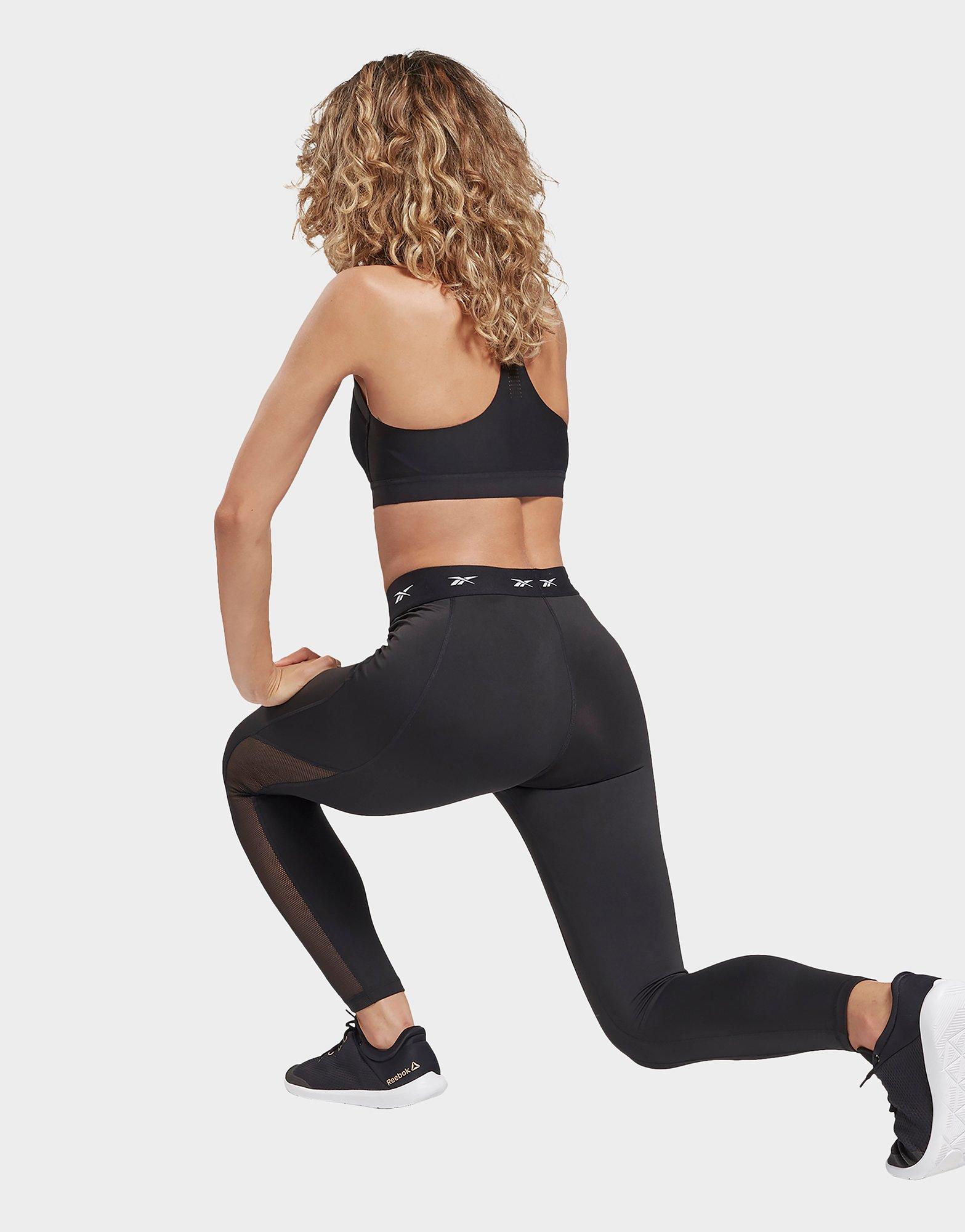 reebok studio mesh tights