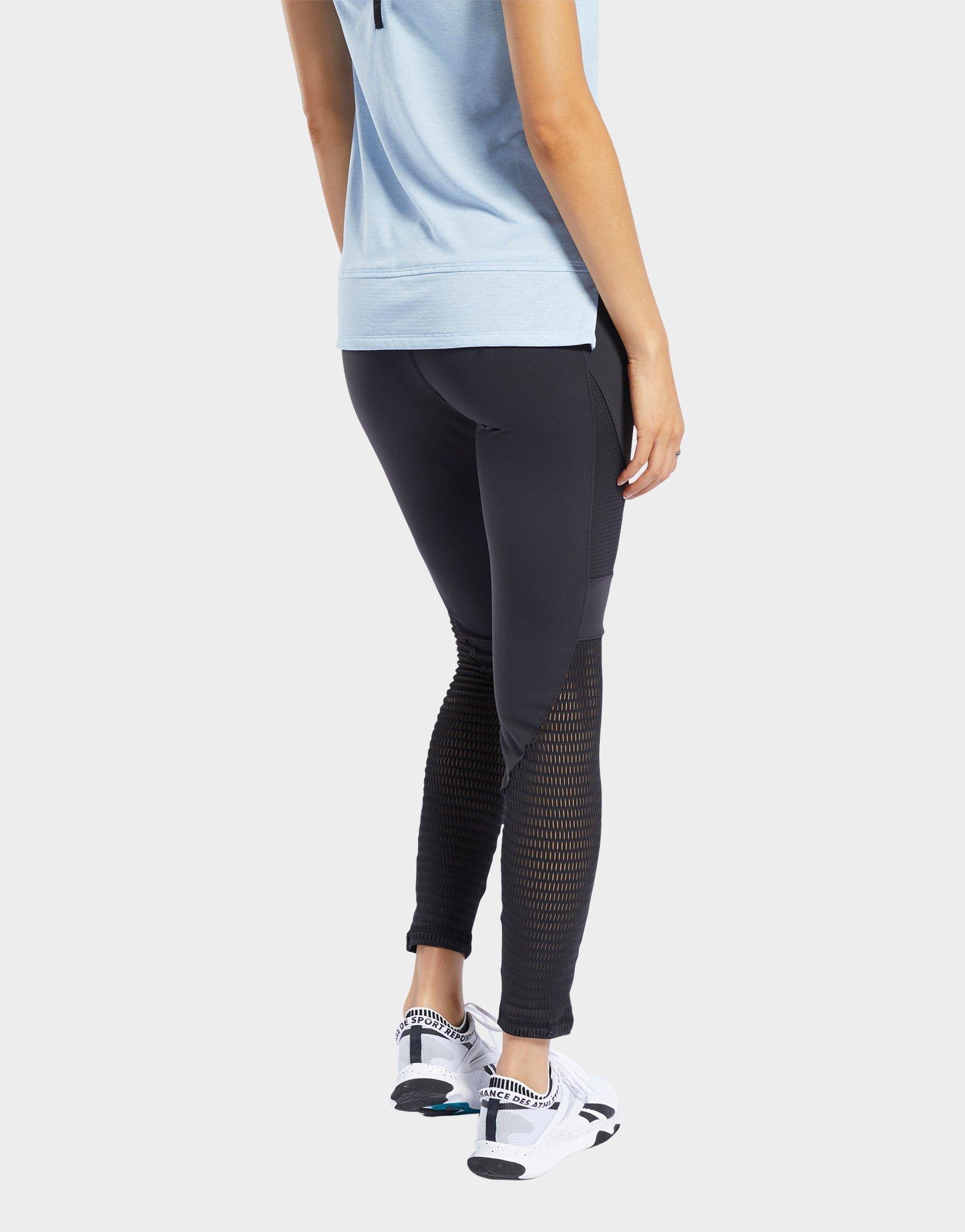 reebok lux color block tights