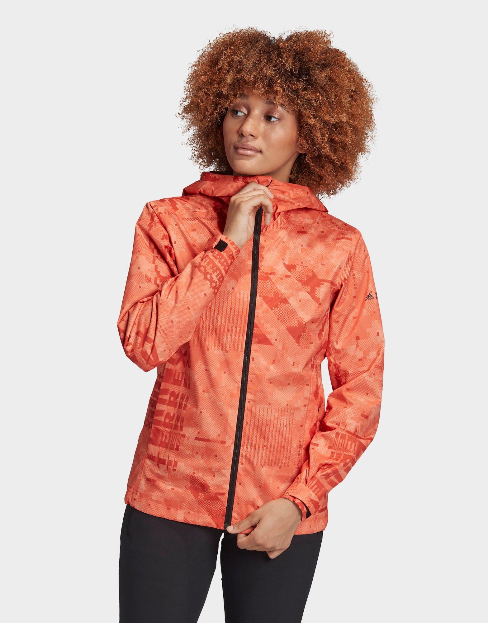 puma orange camo windbreaker