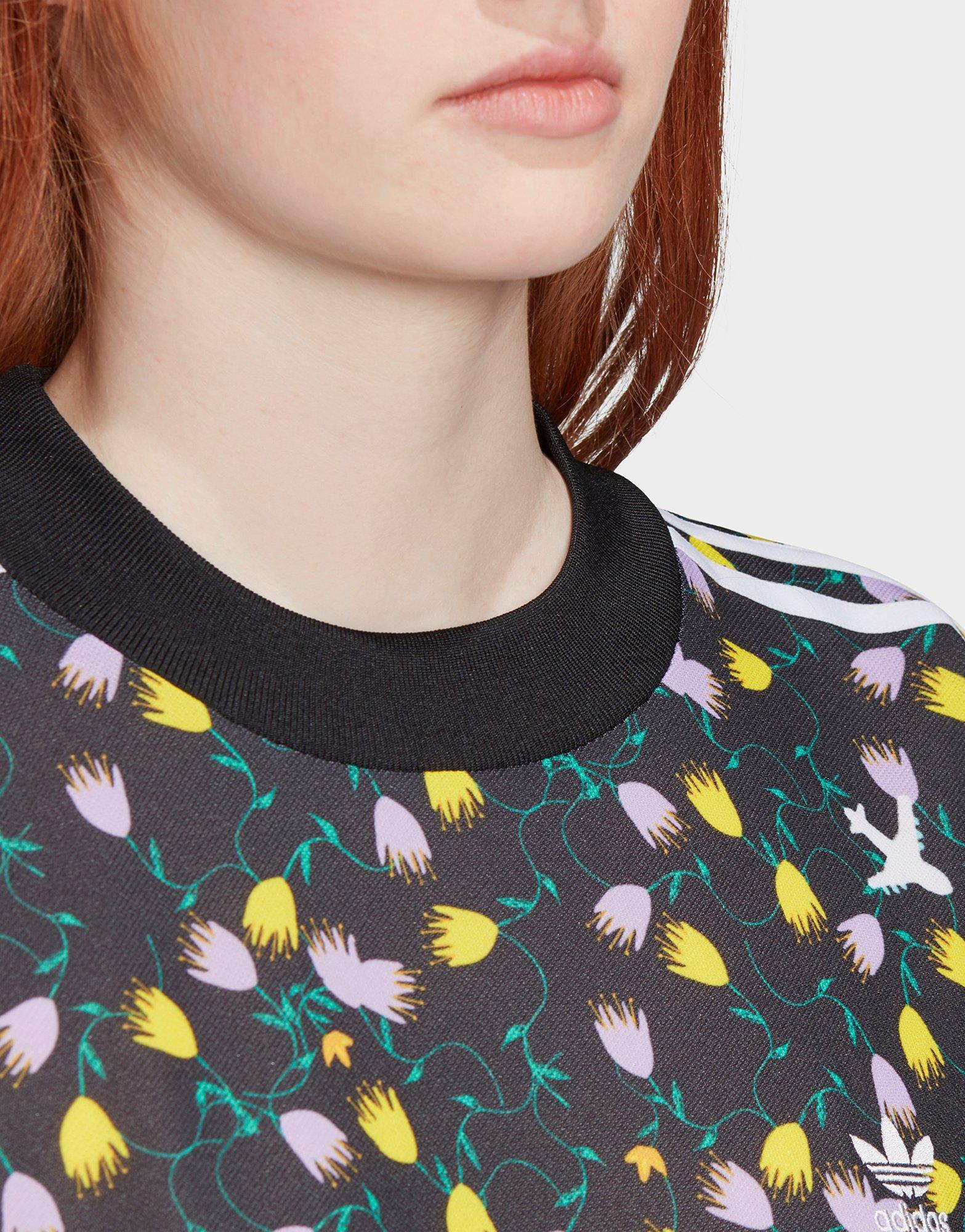 adidas allover print tee dress