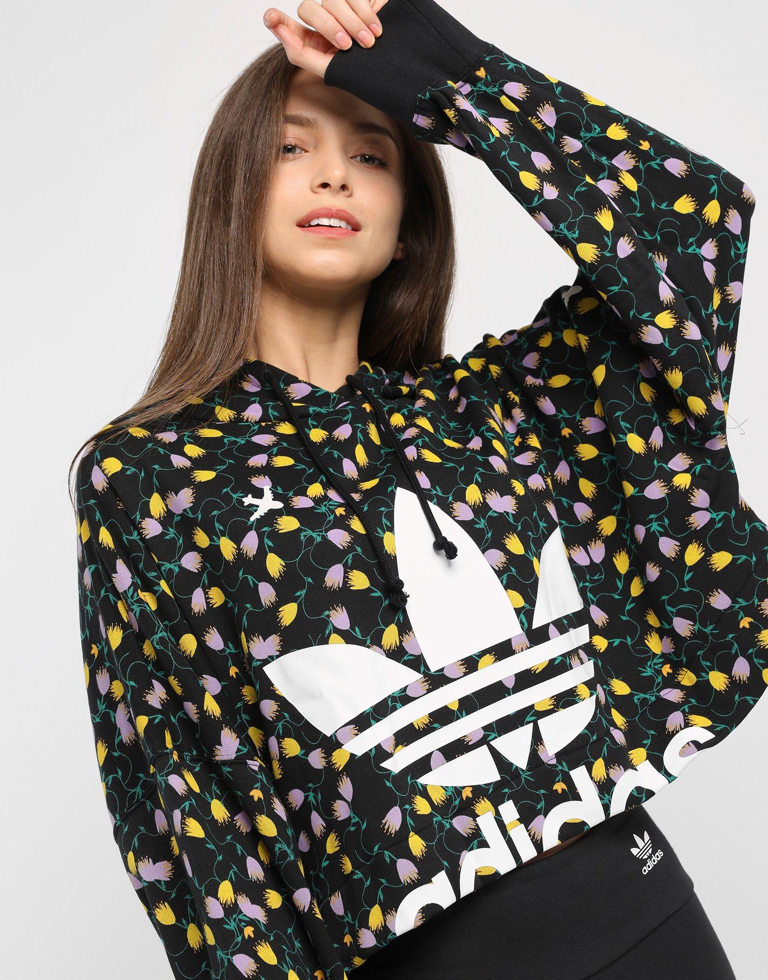 adidas allover print hoodie