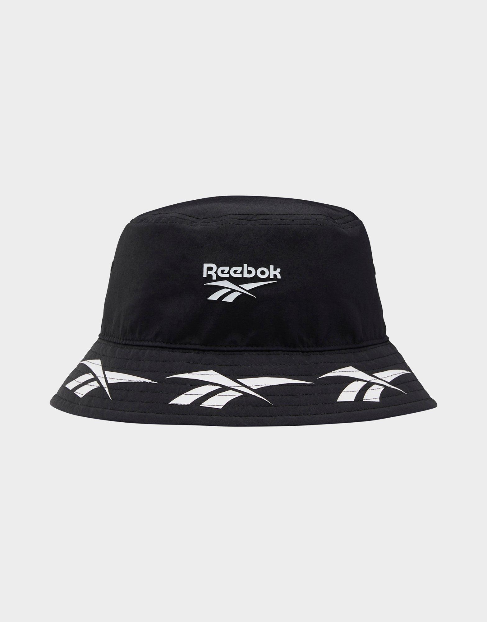 black reebok hat