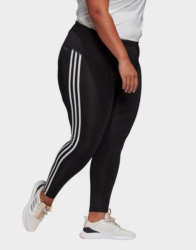 adidas Adicolor Flared Leggings (Plus Size) - Black