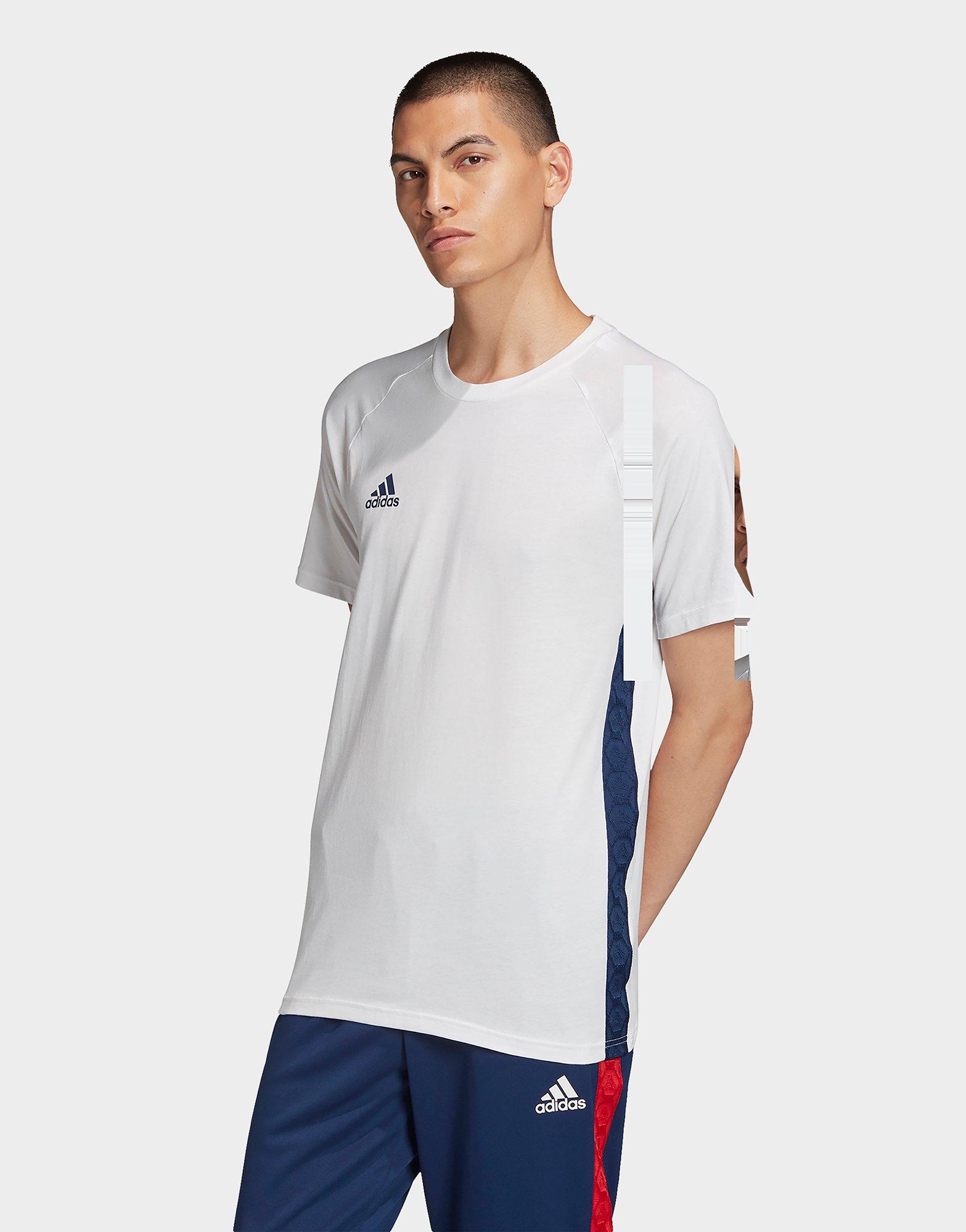 adidas tan t shirt