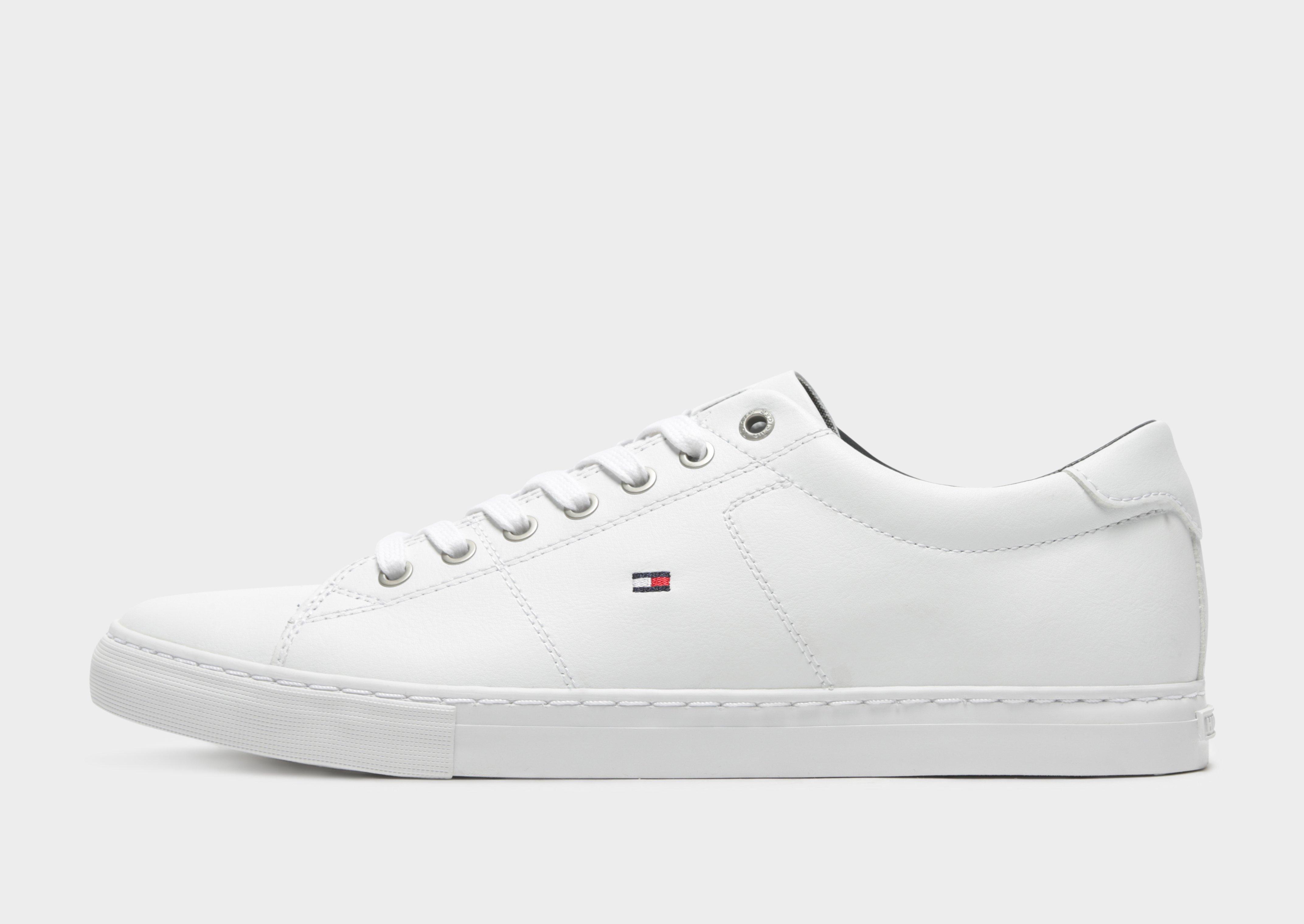 essential leather sneaker tommy hilfiger