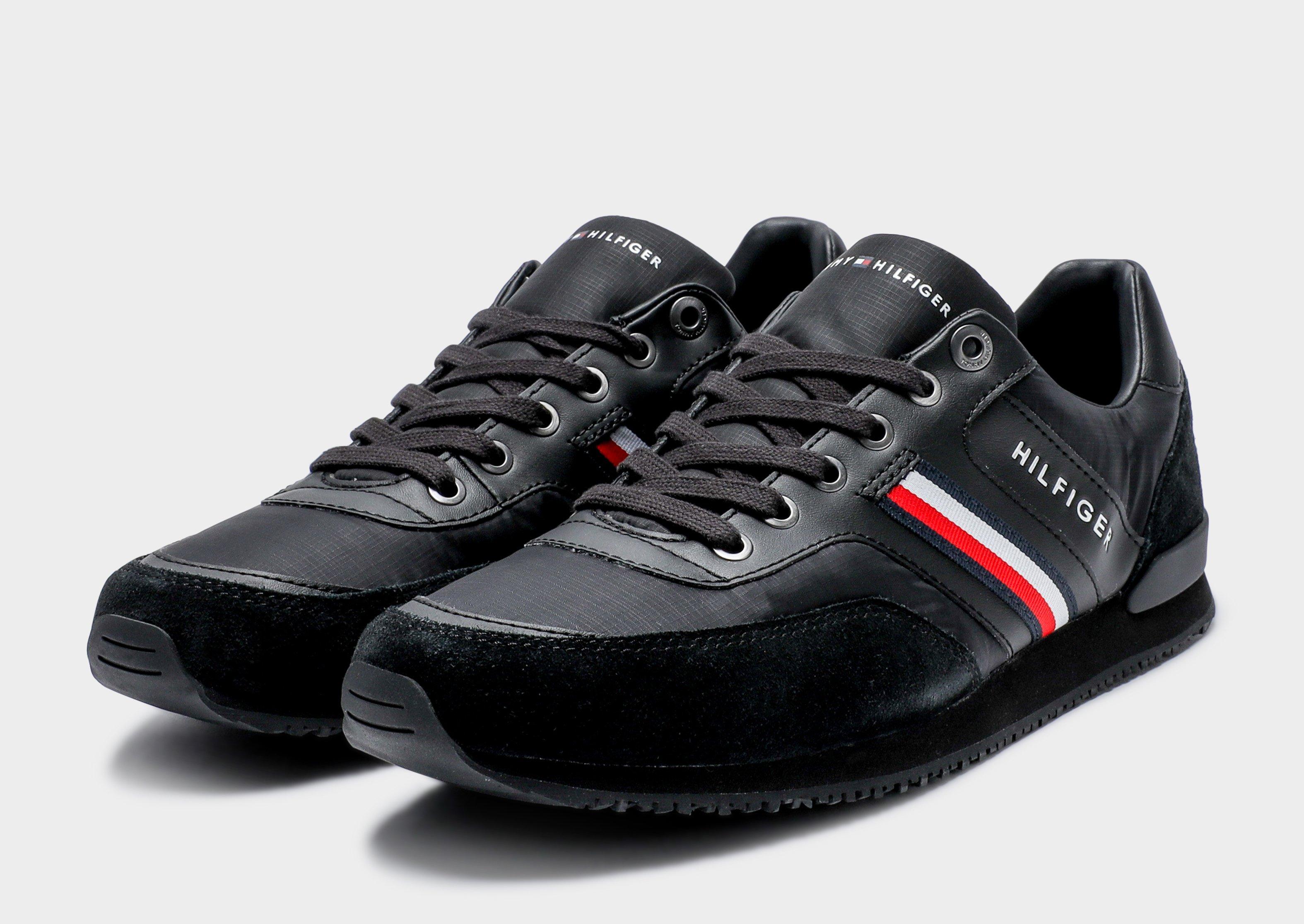 tommy hilfiger iconic leather textile runners