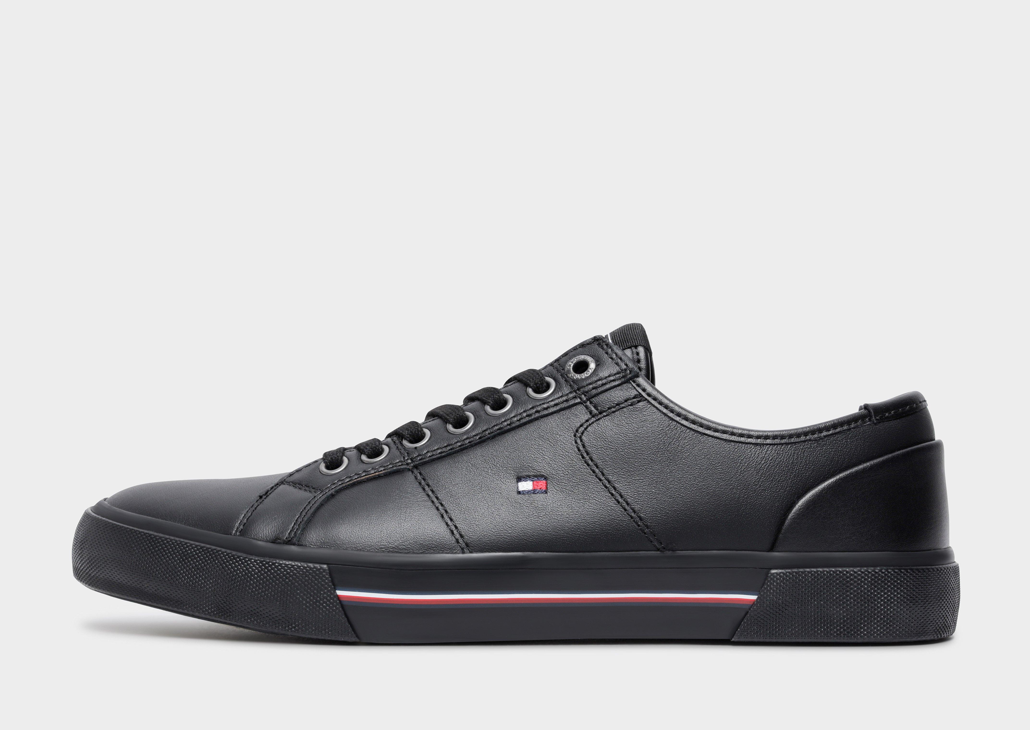 tommy jeans trainers black