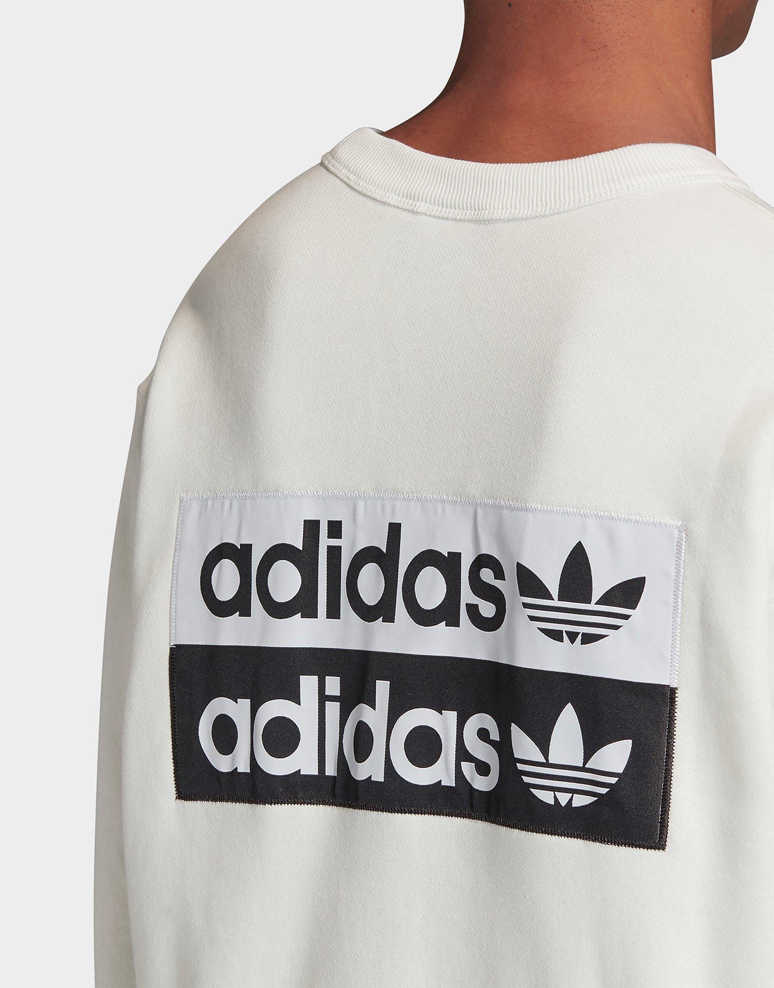 adidas originals crew neck plain sweater