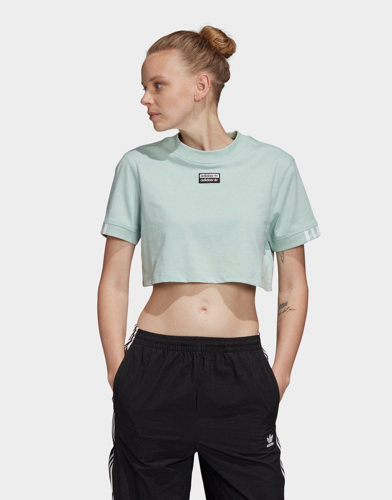 adidas t shirt crop top