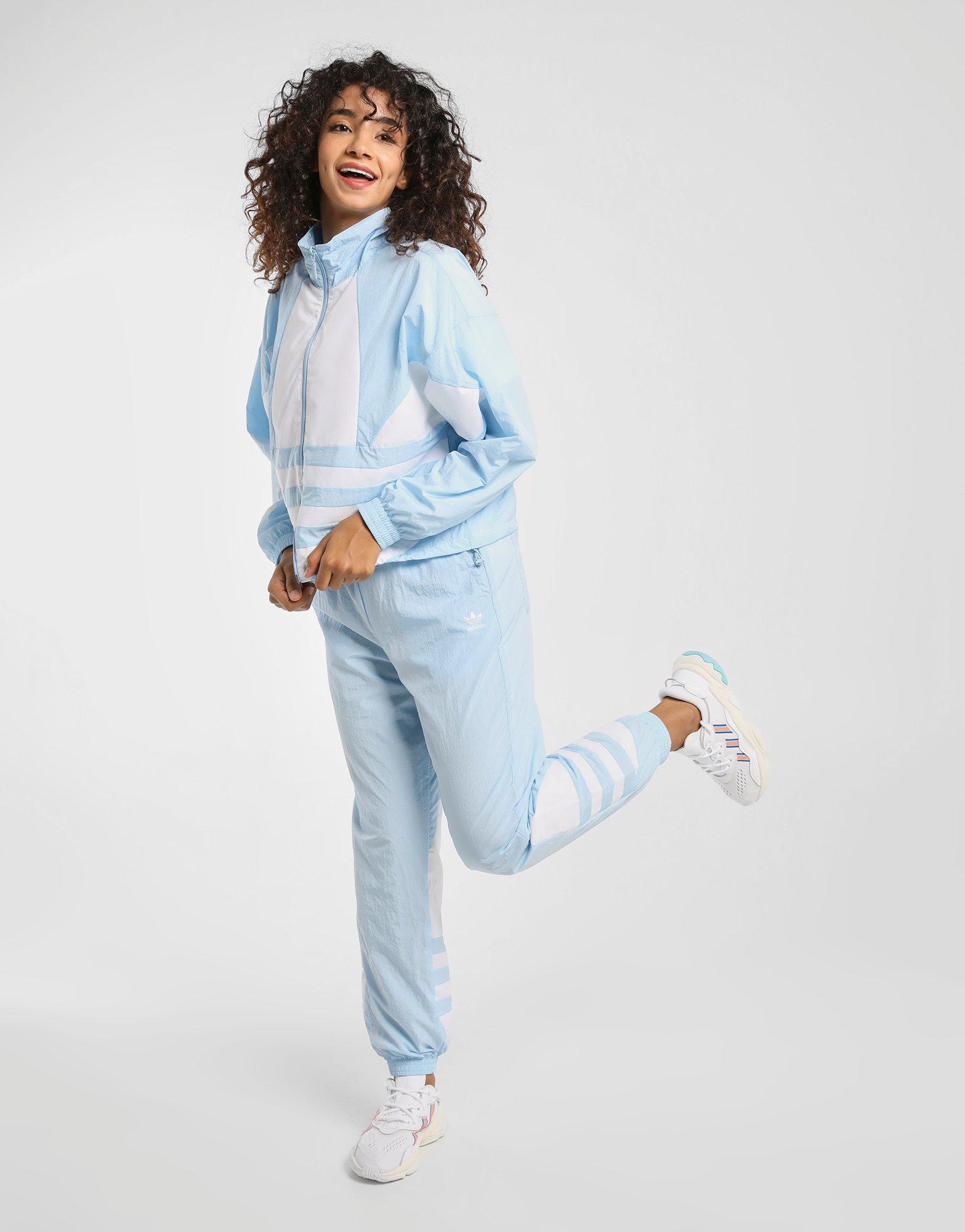 adidas nylon tracksuit bottoms