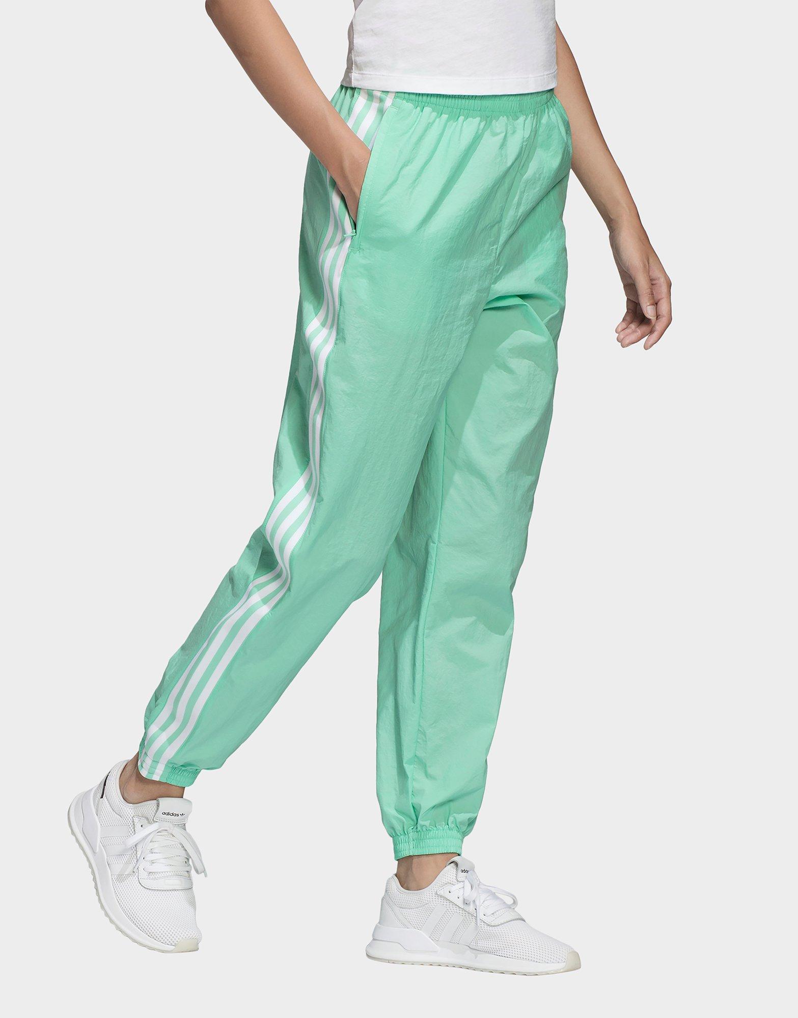 green adidas originals tracksuit