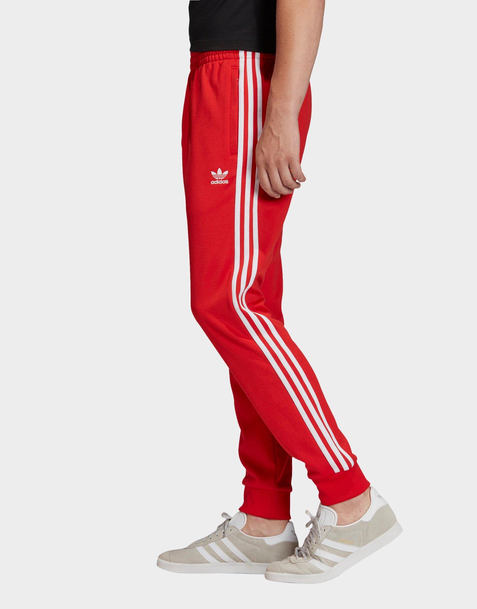 red adidas originals pants