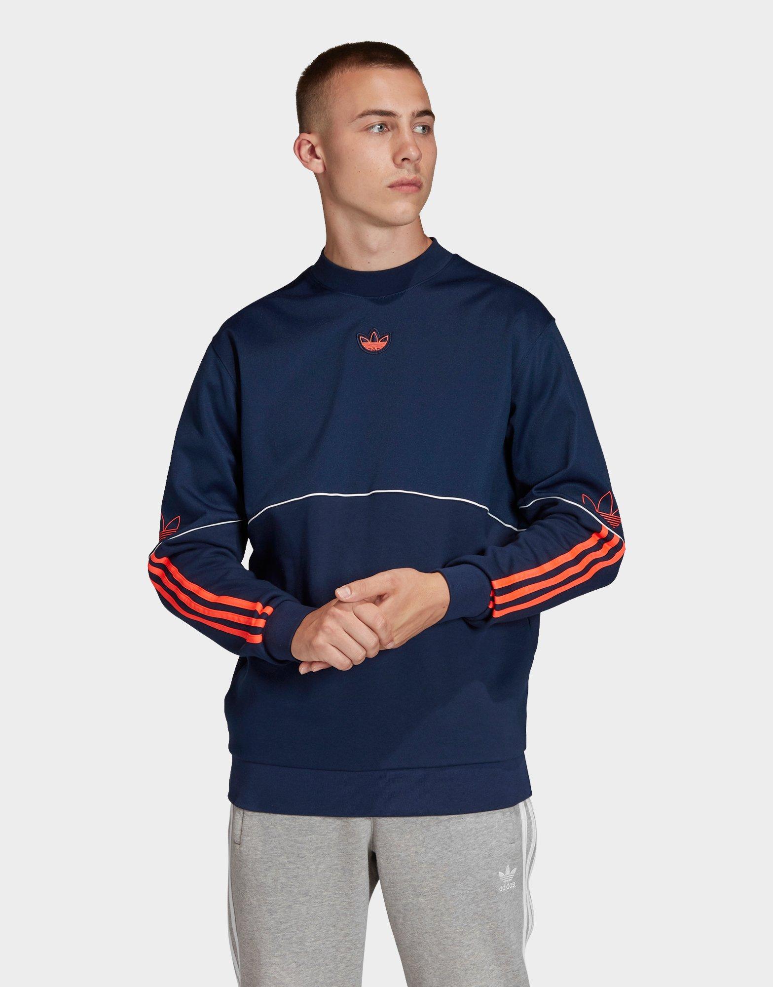 adidas outline crewneck sweatshirt