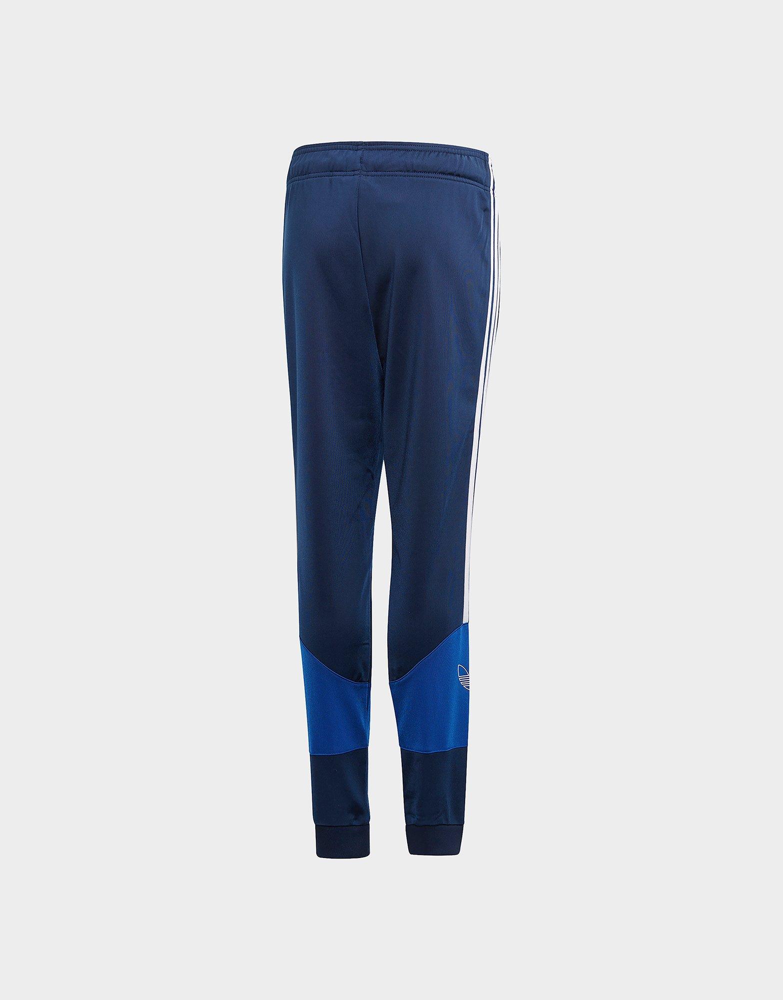 adidas blue tracksuit bottoms