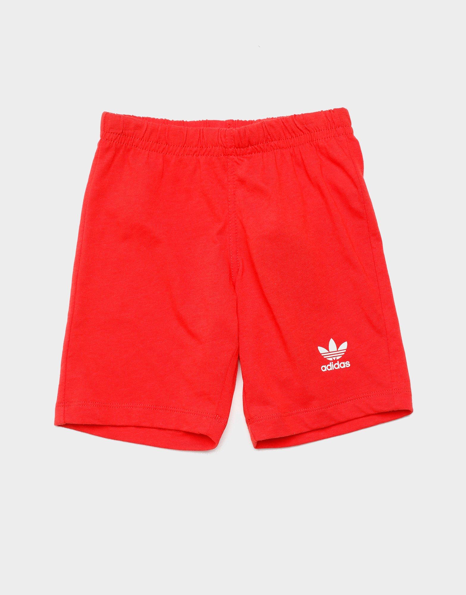 adidas trefoil shorts tee set