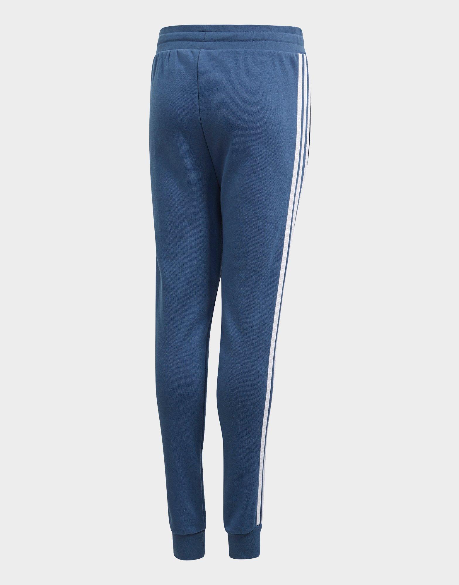 adidas originals fleece denim 3 stripe pants