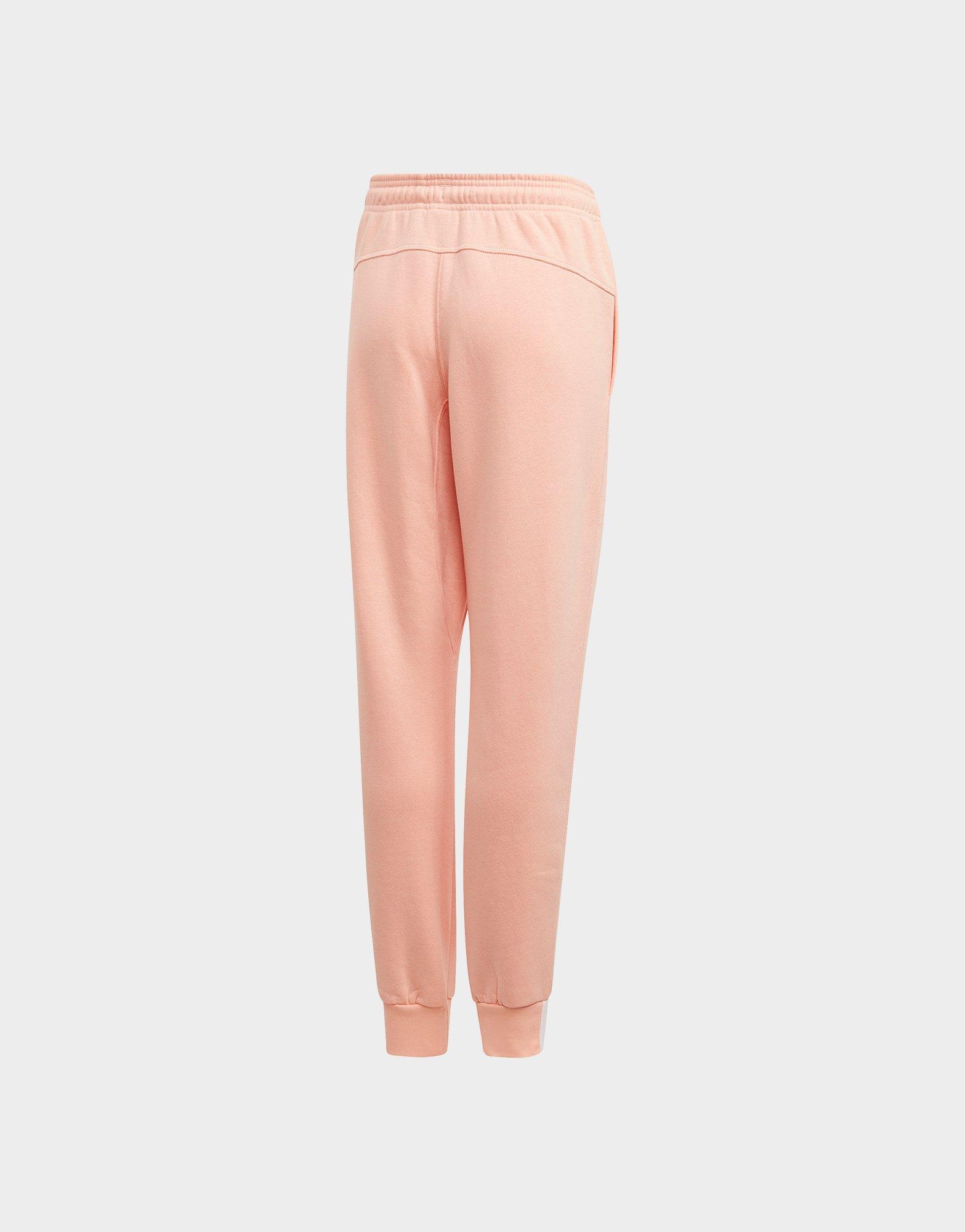 peach adidas joggers