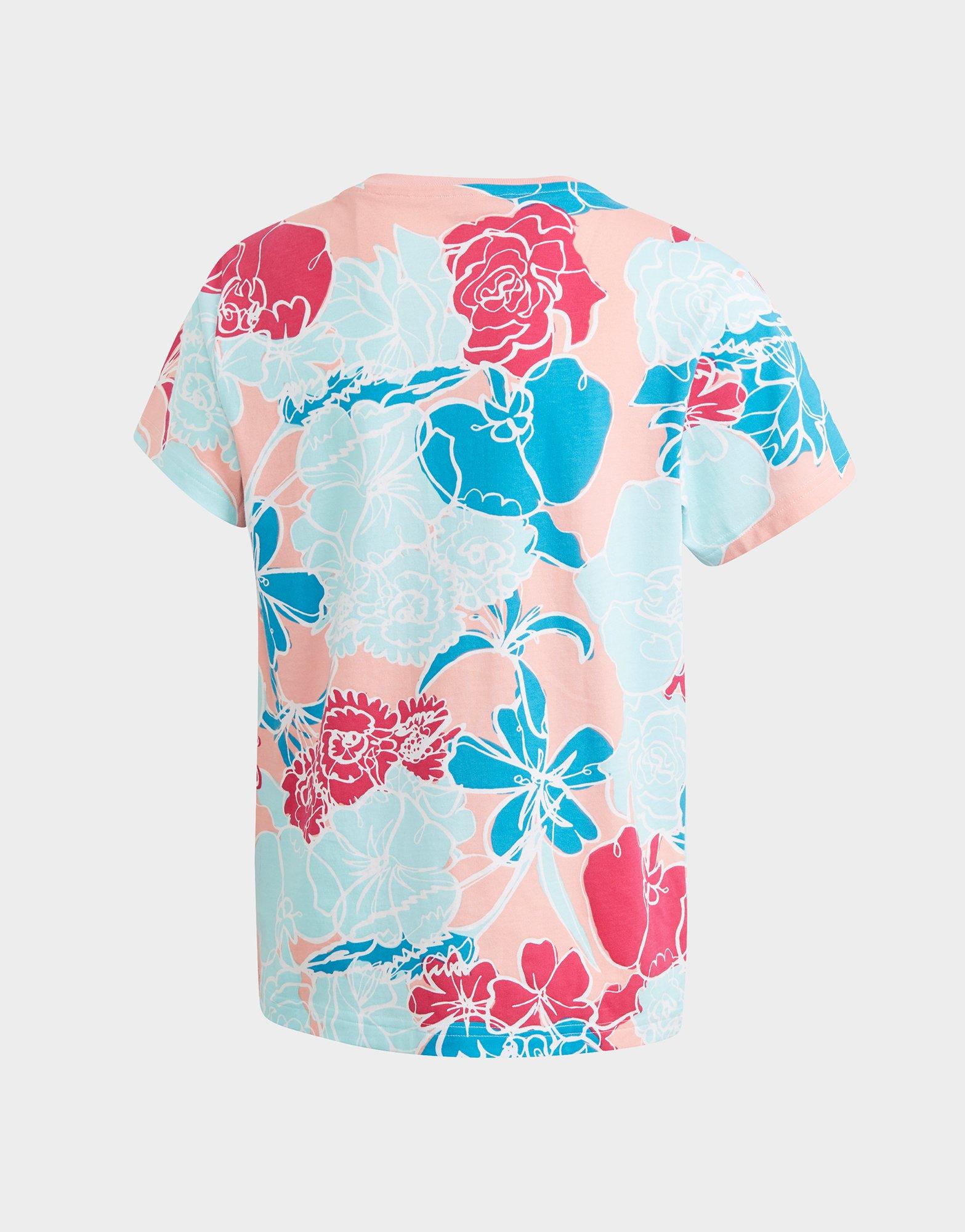 adidas floral top