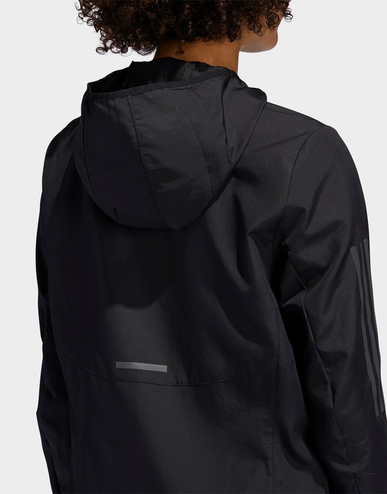 adidas own the run hooded windbreaker