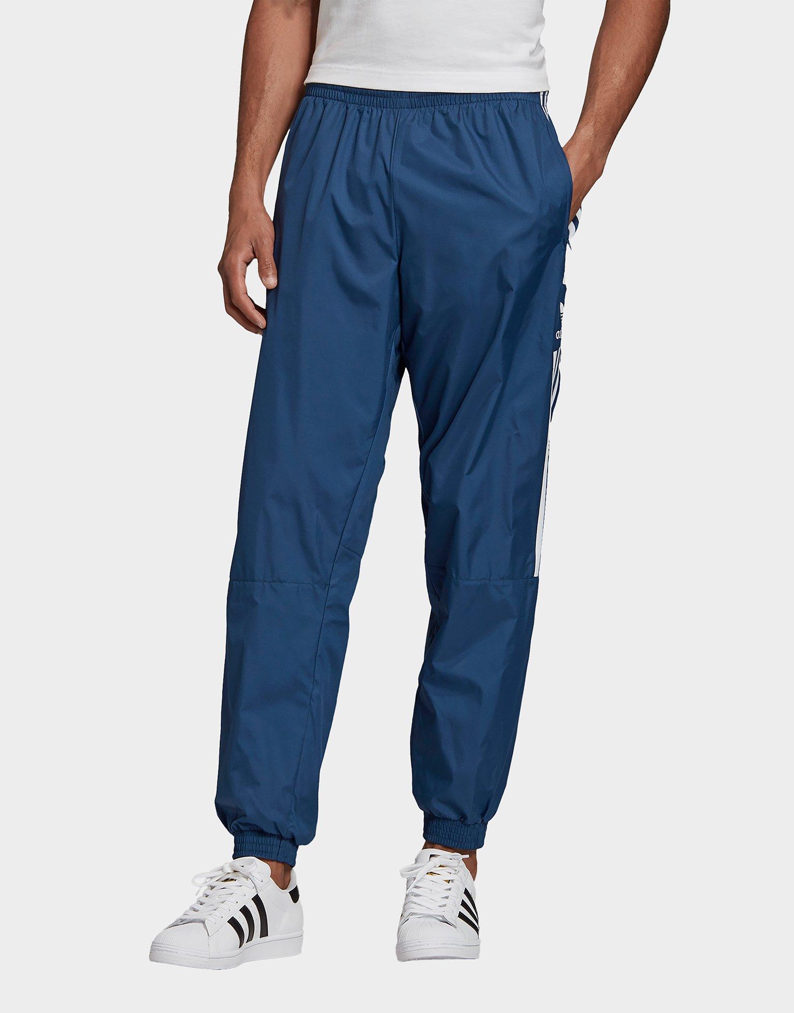 blue adidas tracksuit bottoms