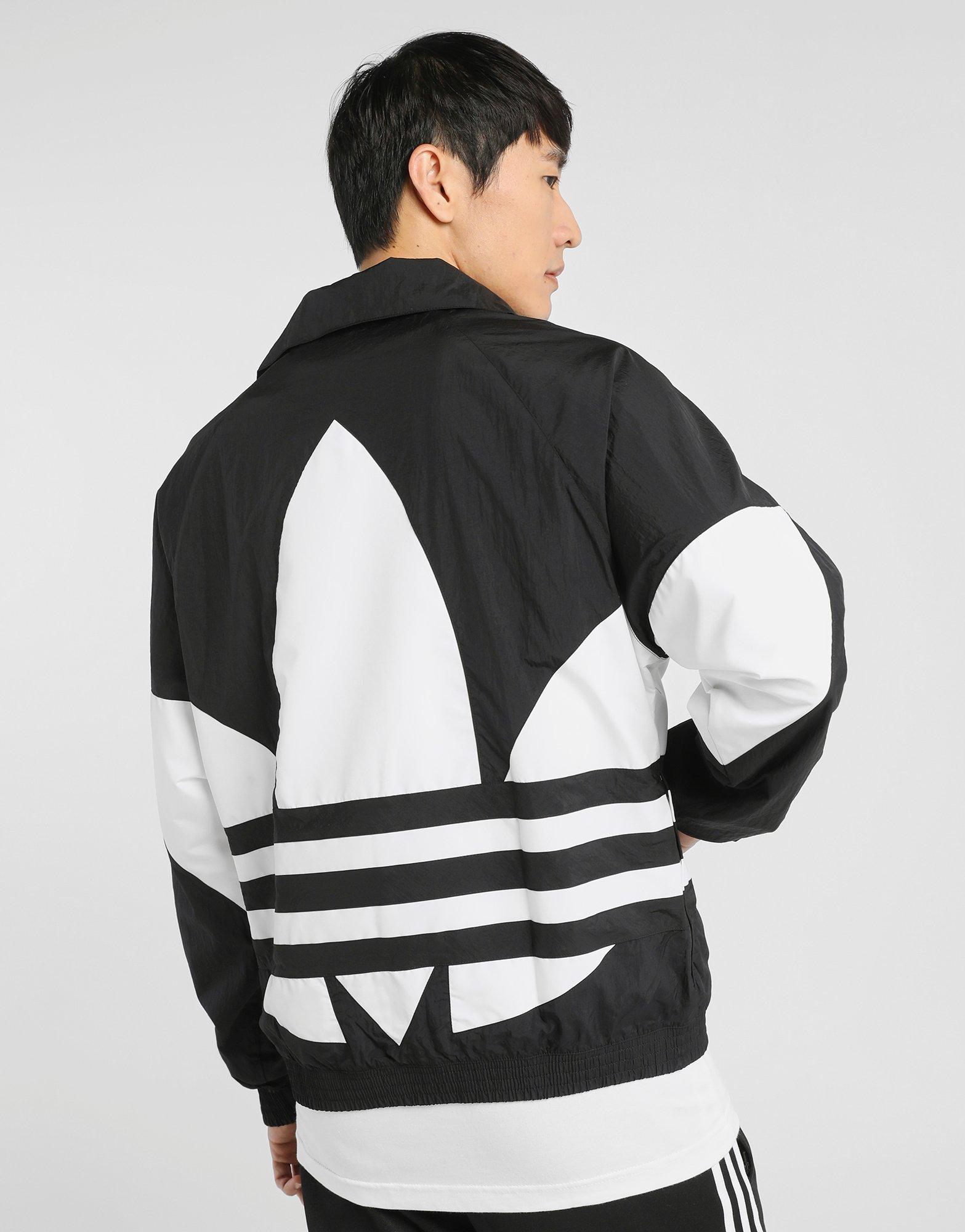 adidas originals sweatshirt with oversized trefoil logo