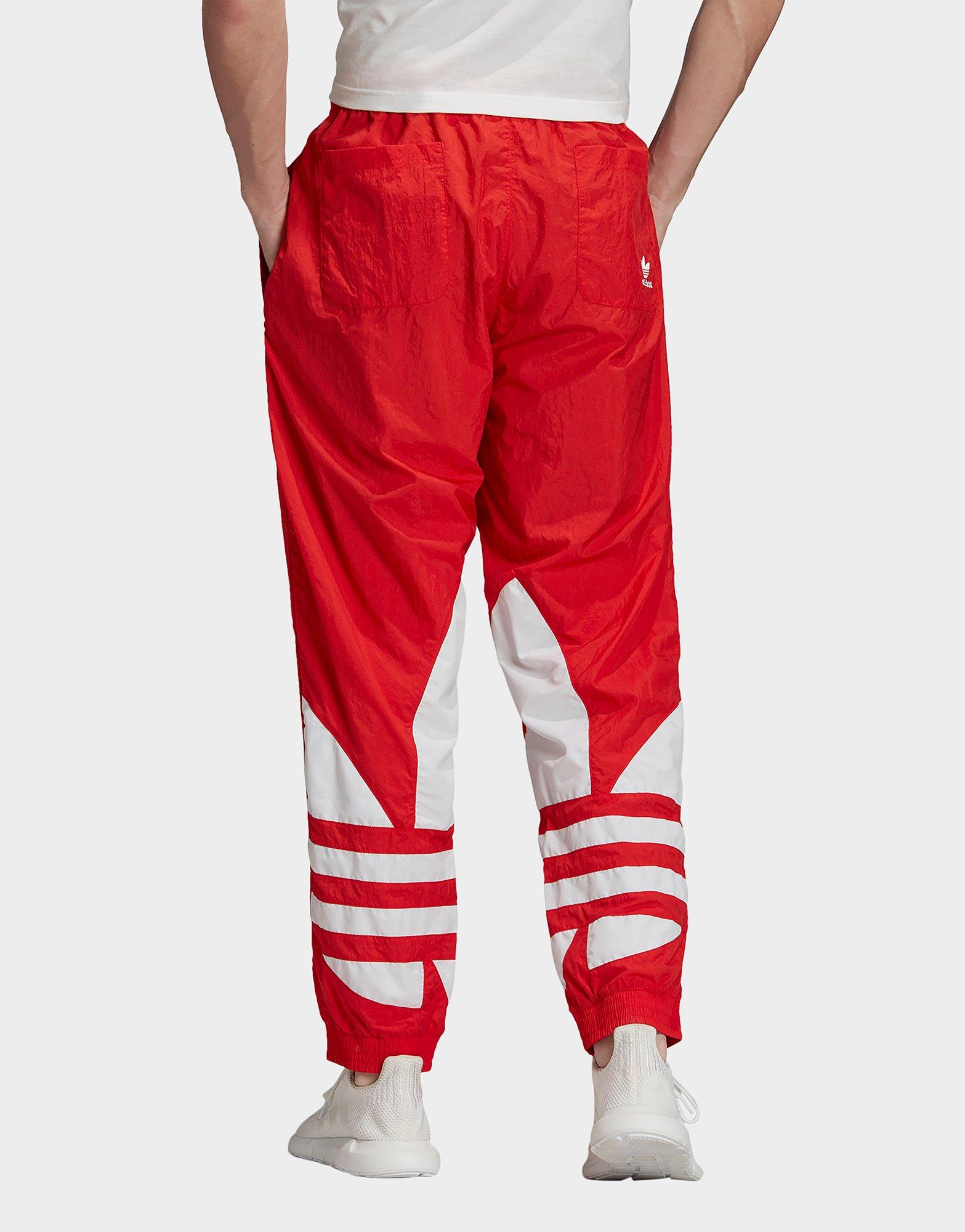 red adidas tracksuit pants