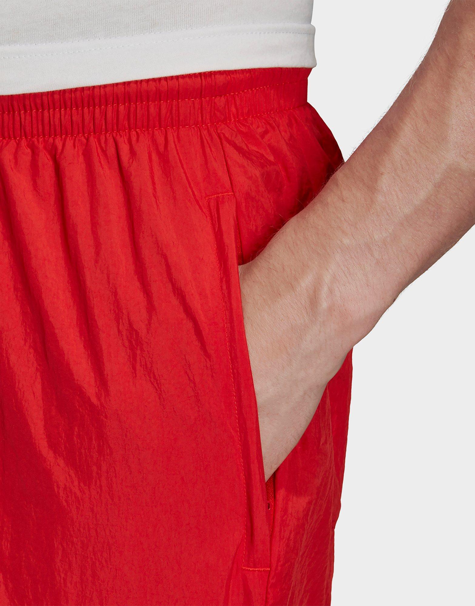 red adidas tracksuit bottoms
