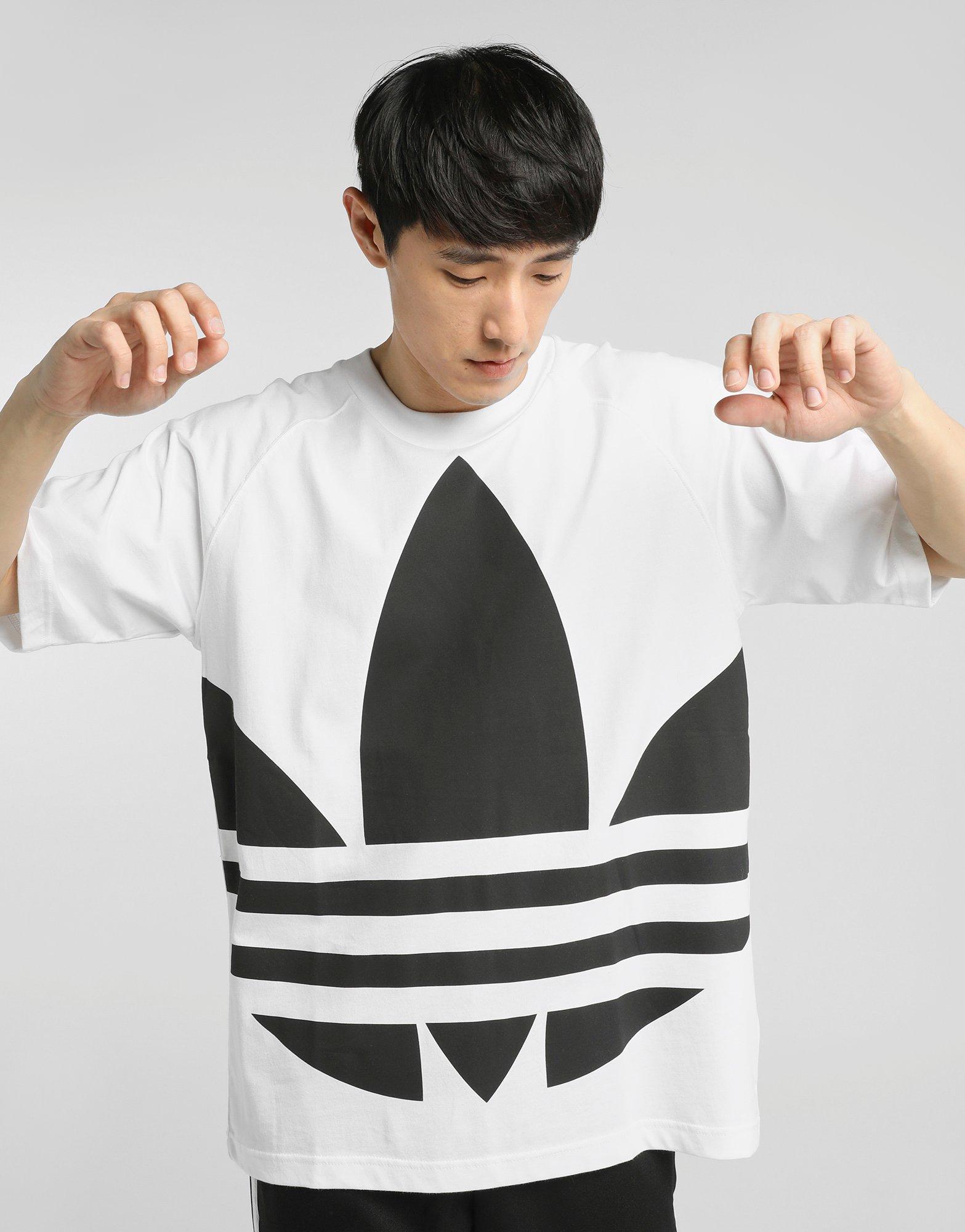 adidas big trefoil tee