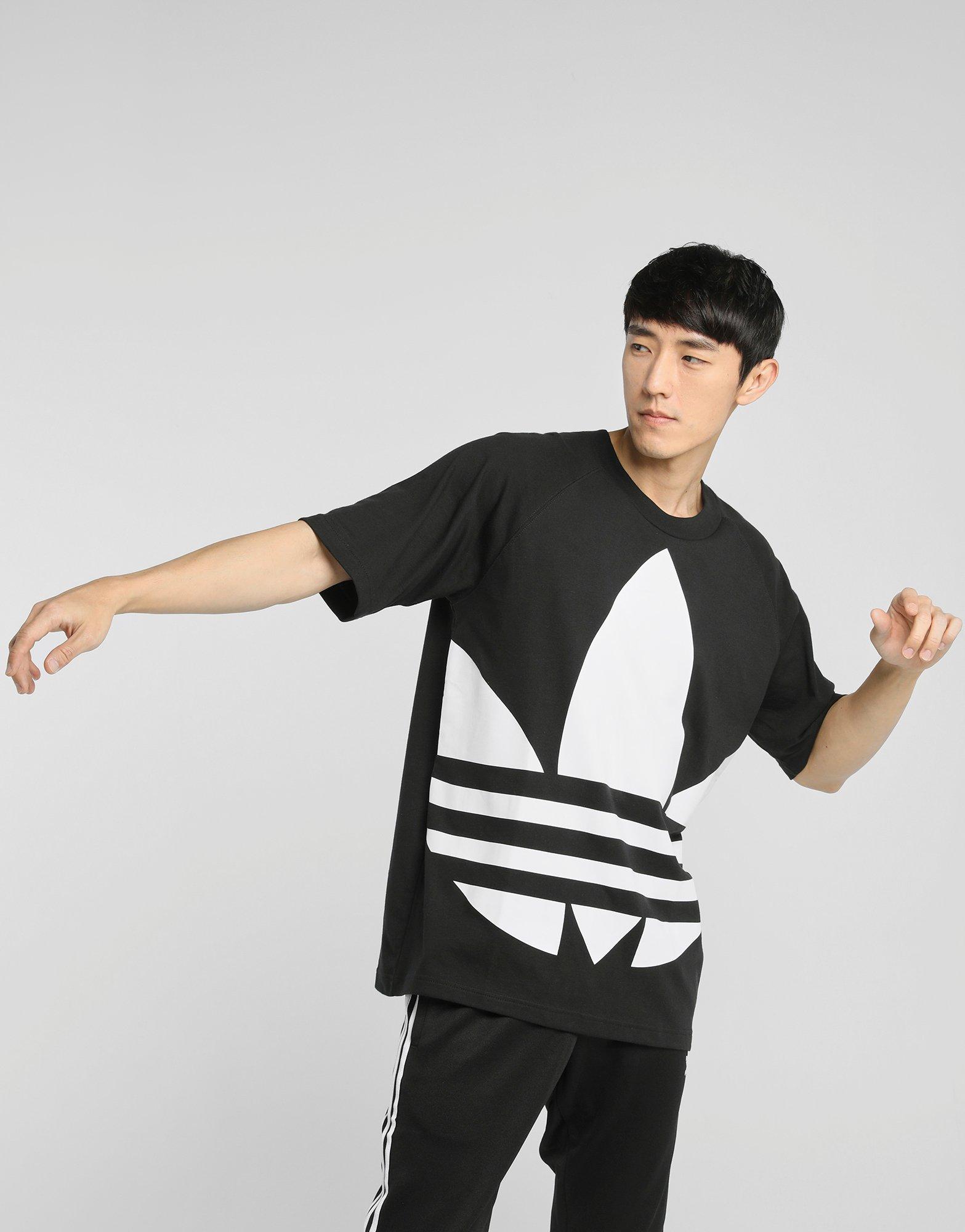 adidas big trefoil tee