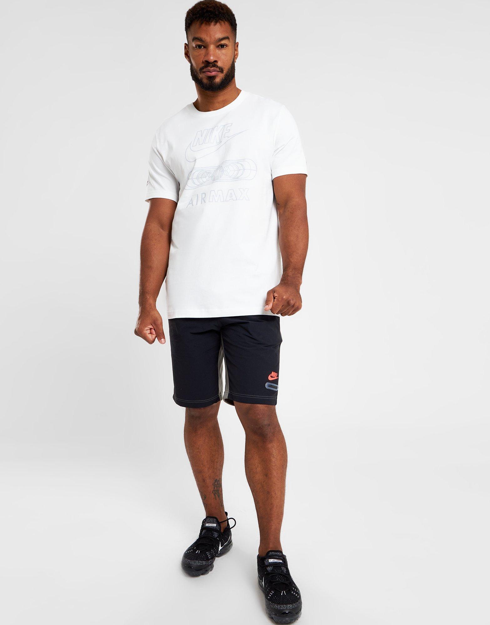 White nike air max sale t shirt