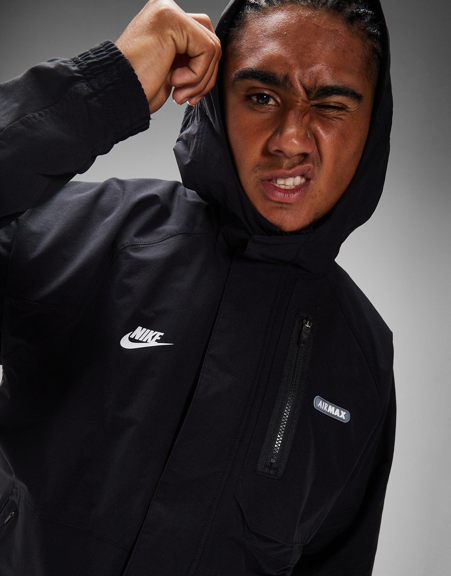 Black Nike Air Max Woven Jacket JD Sports Malaysia