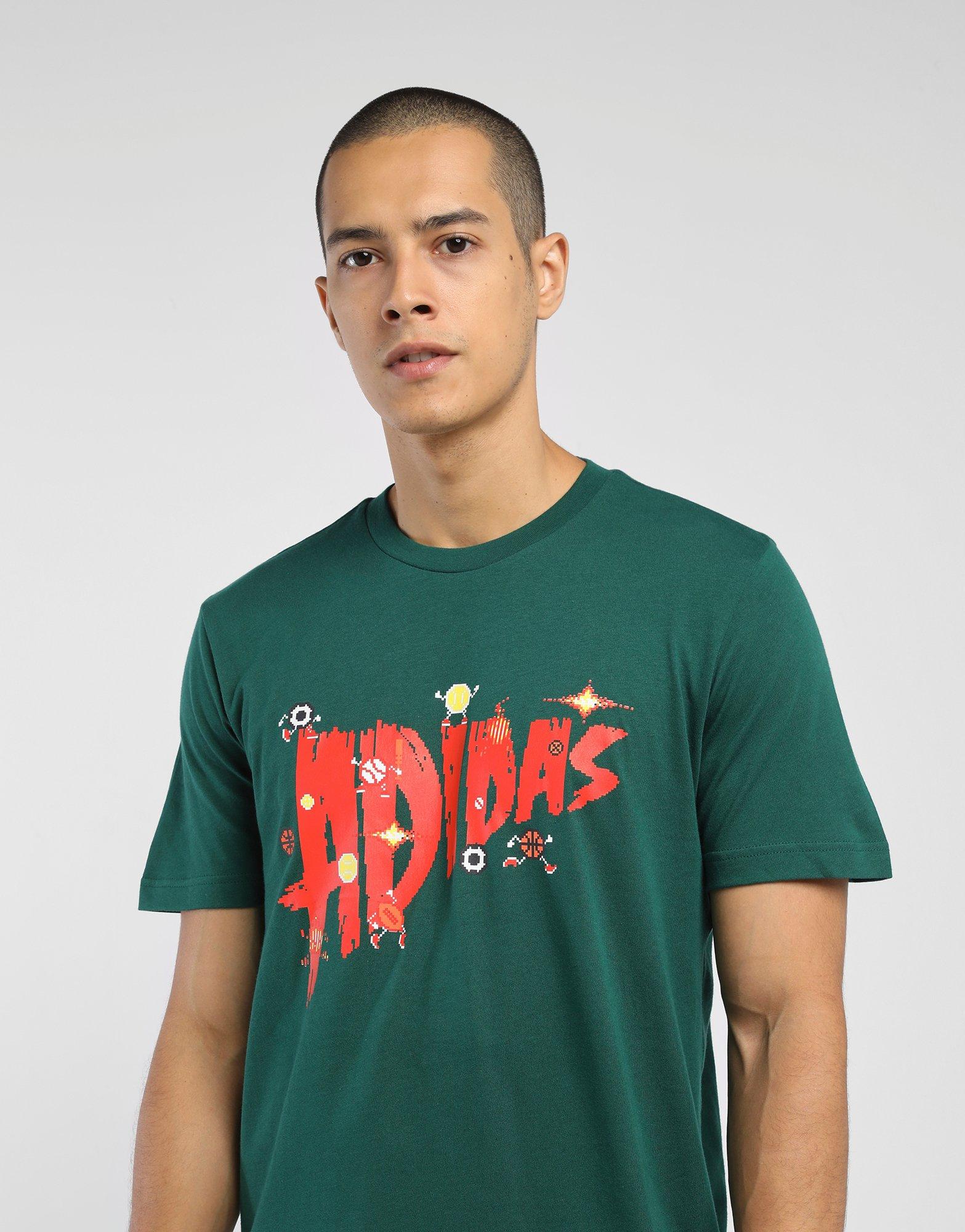 t shirt adidas green