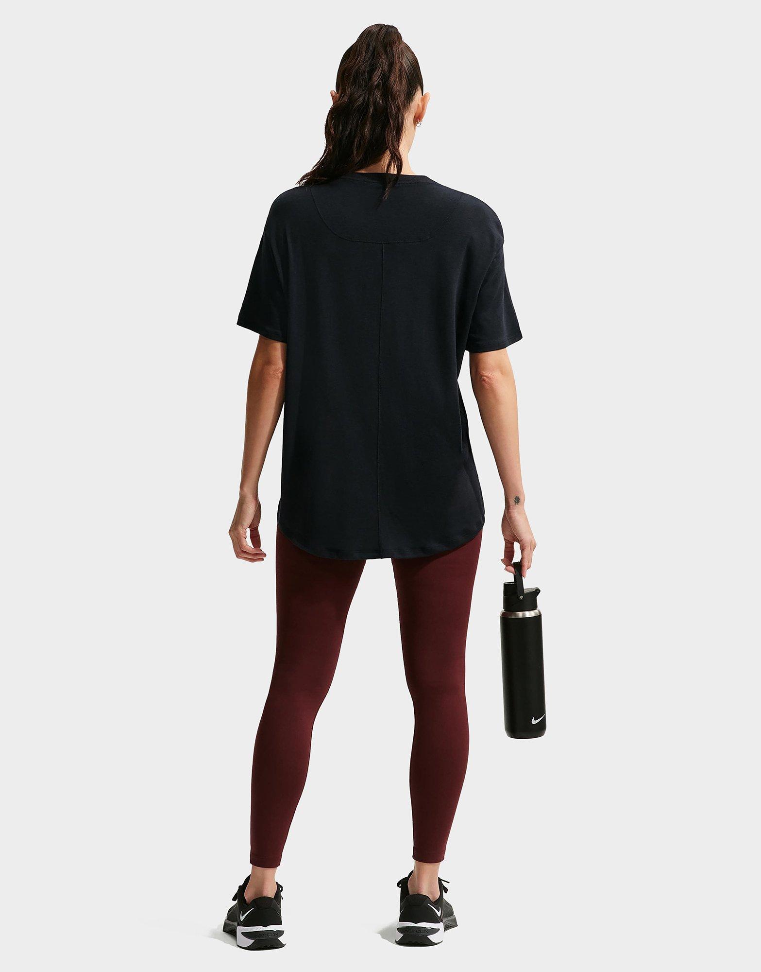 Nike Dri-FIT damestop met korte mouwen One Relaxed