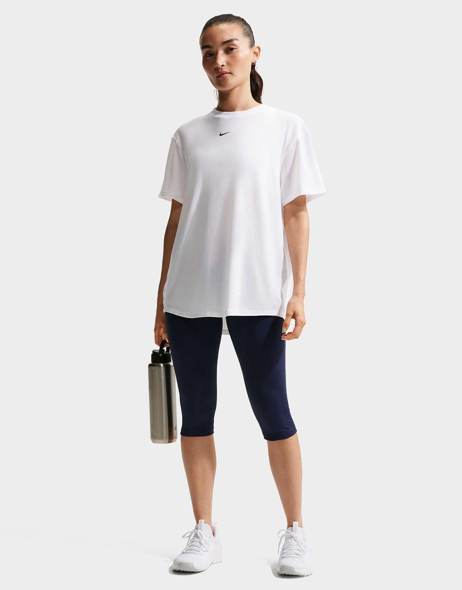Nike Dri-FIT damestop met korte mouwen One Relaxed
