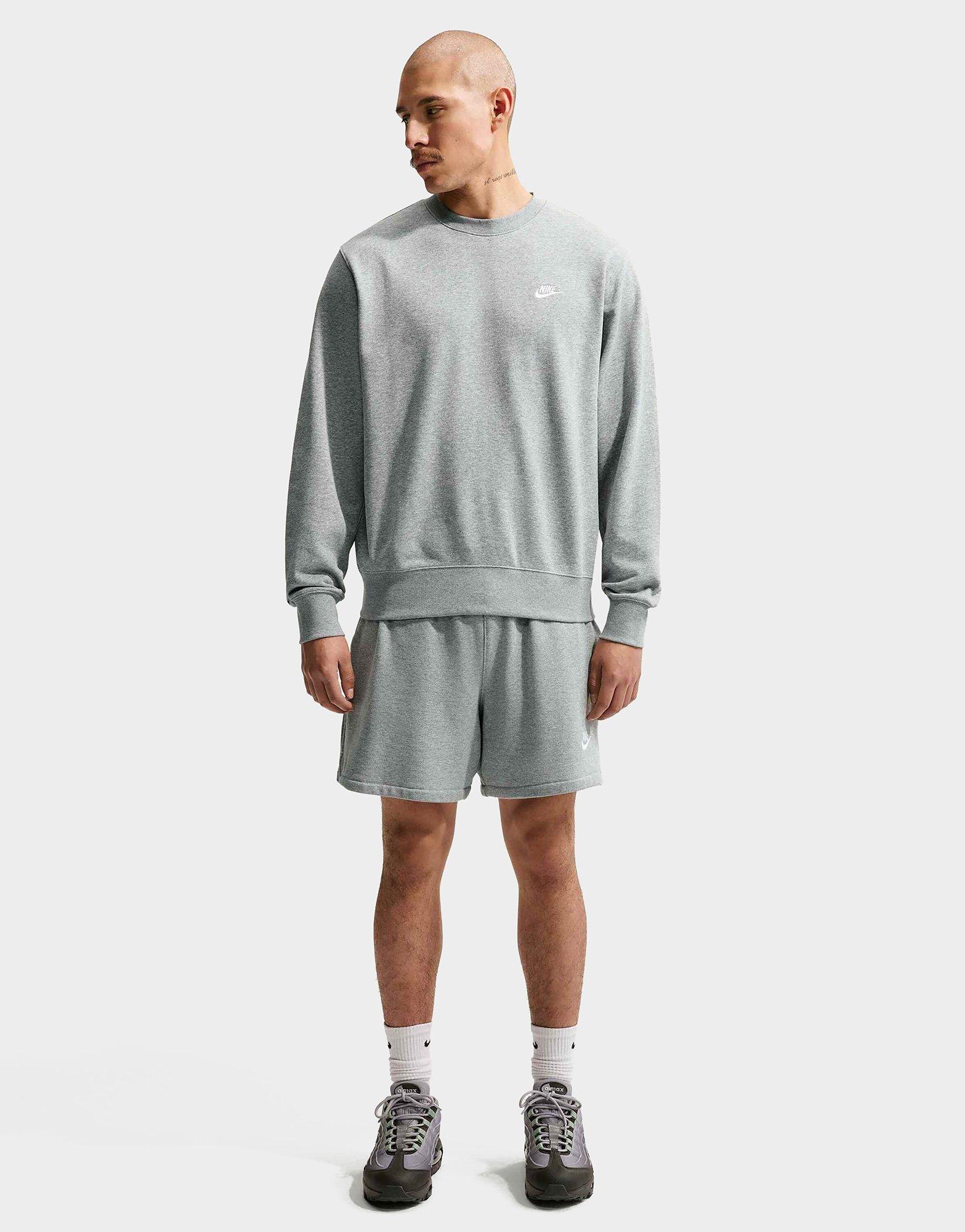 Nike Herentop van sweatstof met ronde hals Club