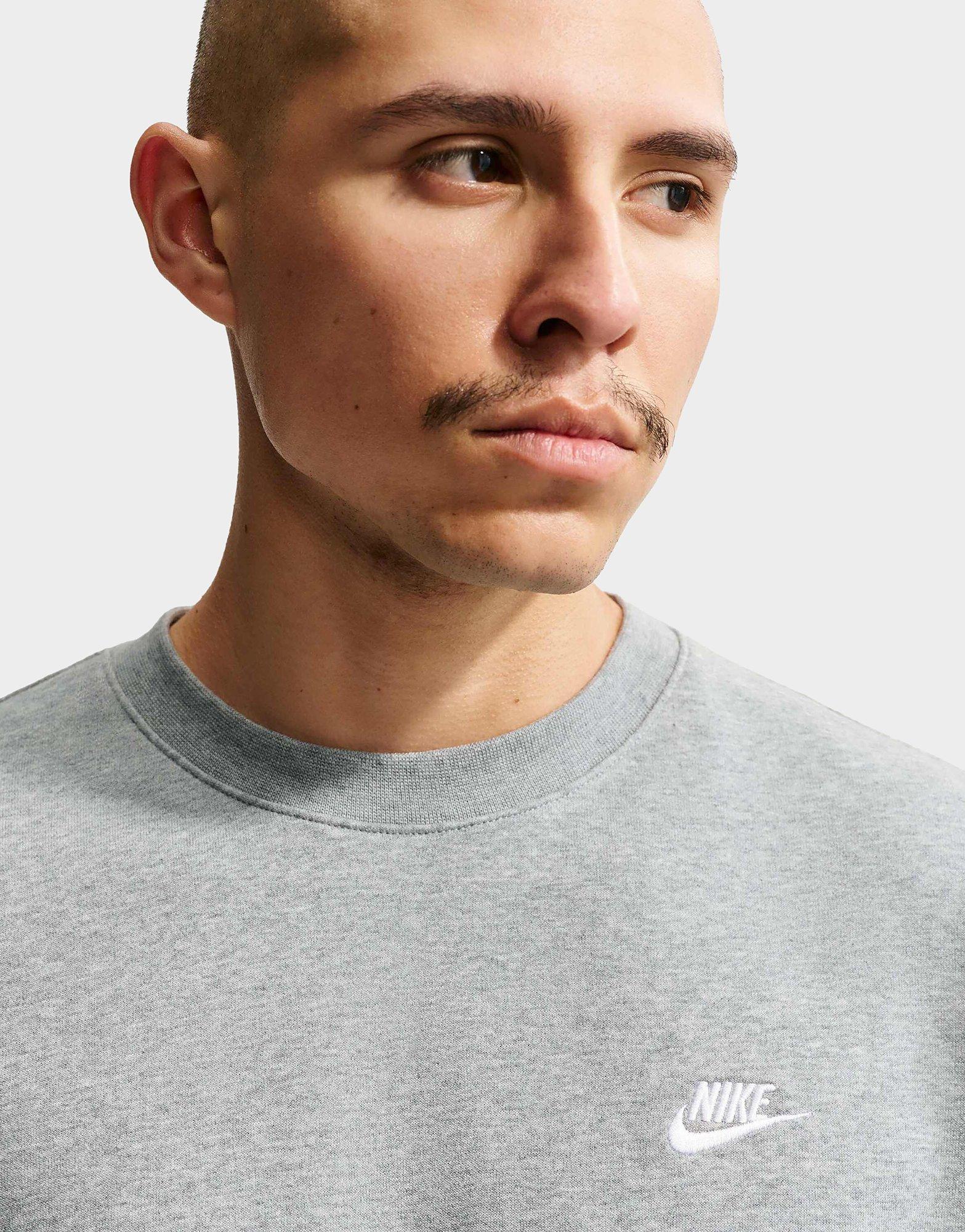 Nike Herentop van sweatstof met ronde hals Club