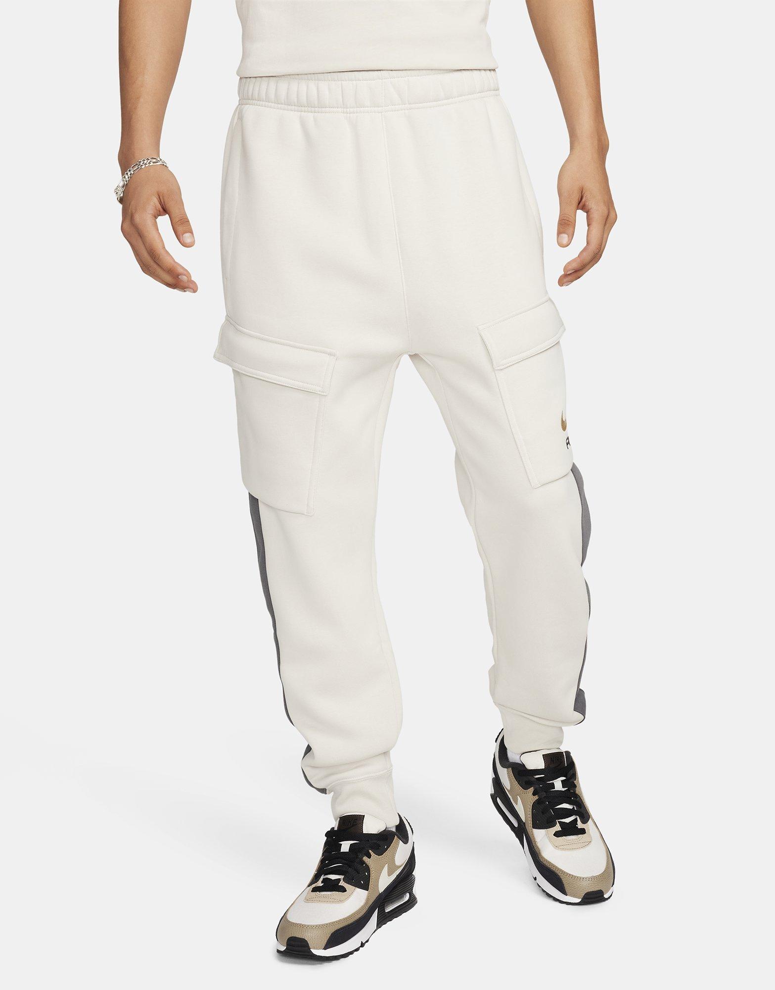 Nike two swoosh hot sale cargo pants grey