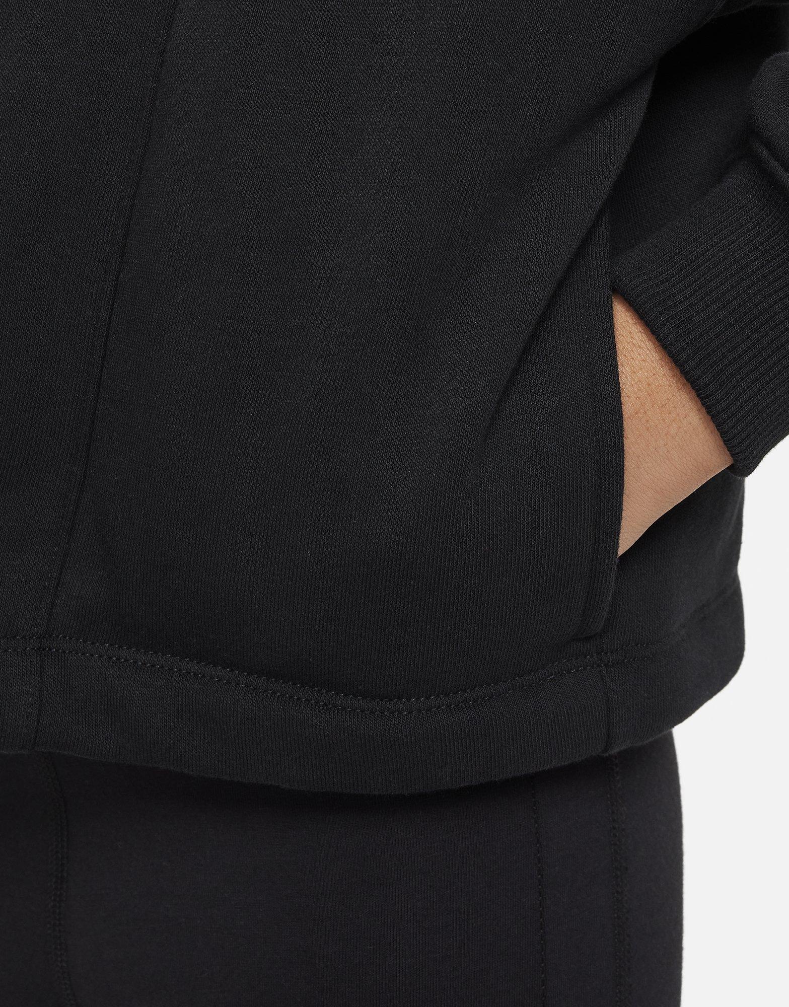 Nike Hoodie van sweatstof met rits over de hele lengte voor meisjes Air