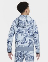 Nike Hoodie met camouflageprint en rits voor jongens Tech Fleece