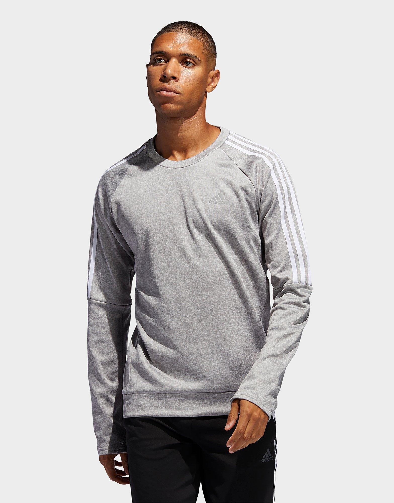 3 stripes crew sweatshirt