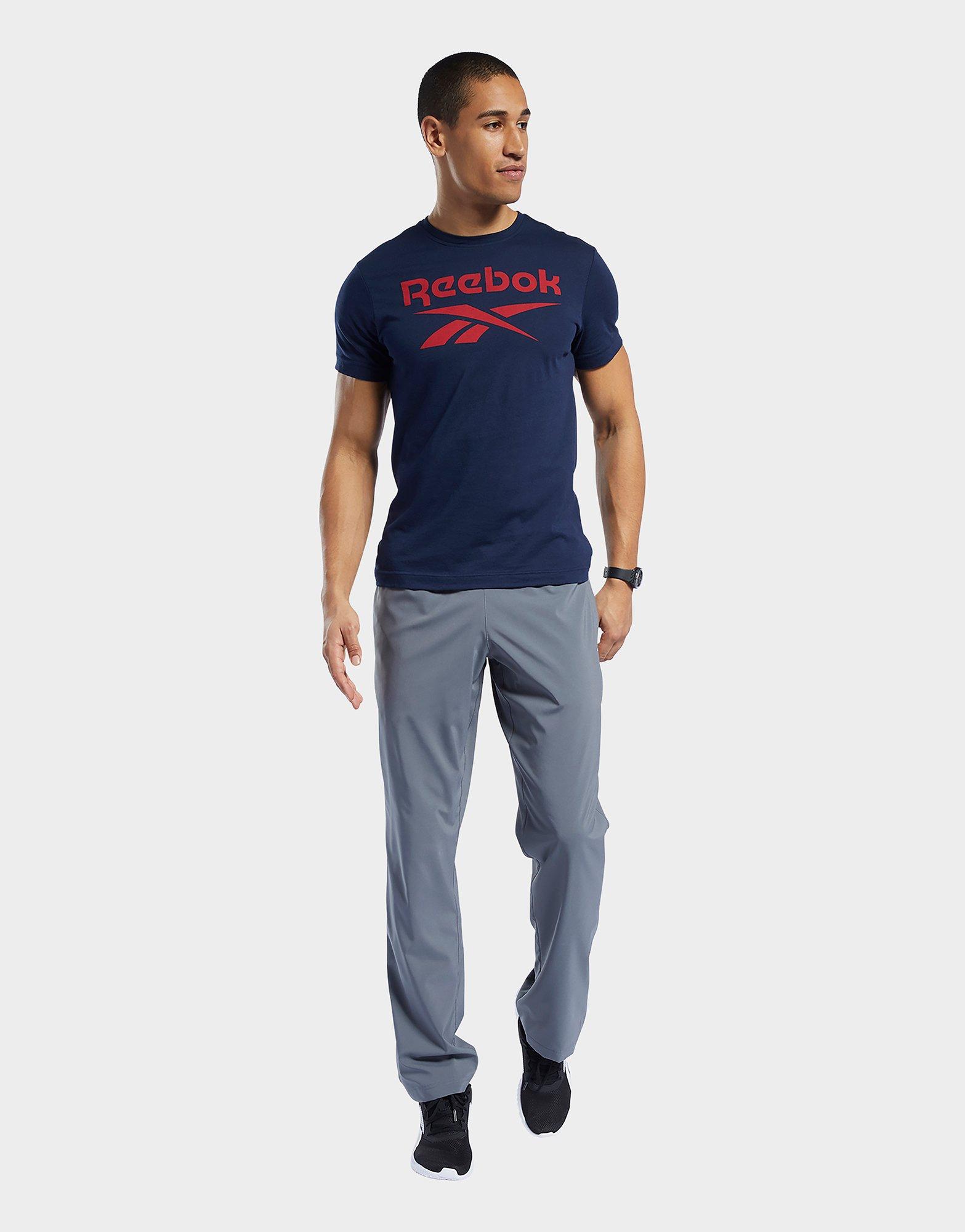 reebok men's training essentials woven pant