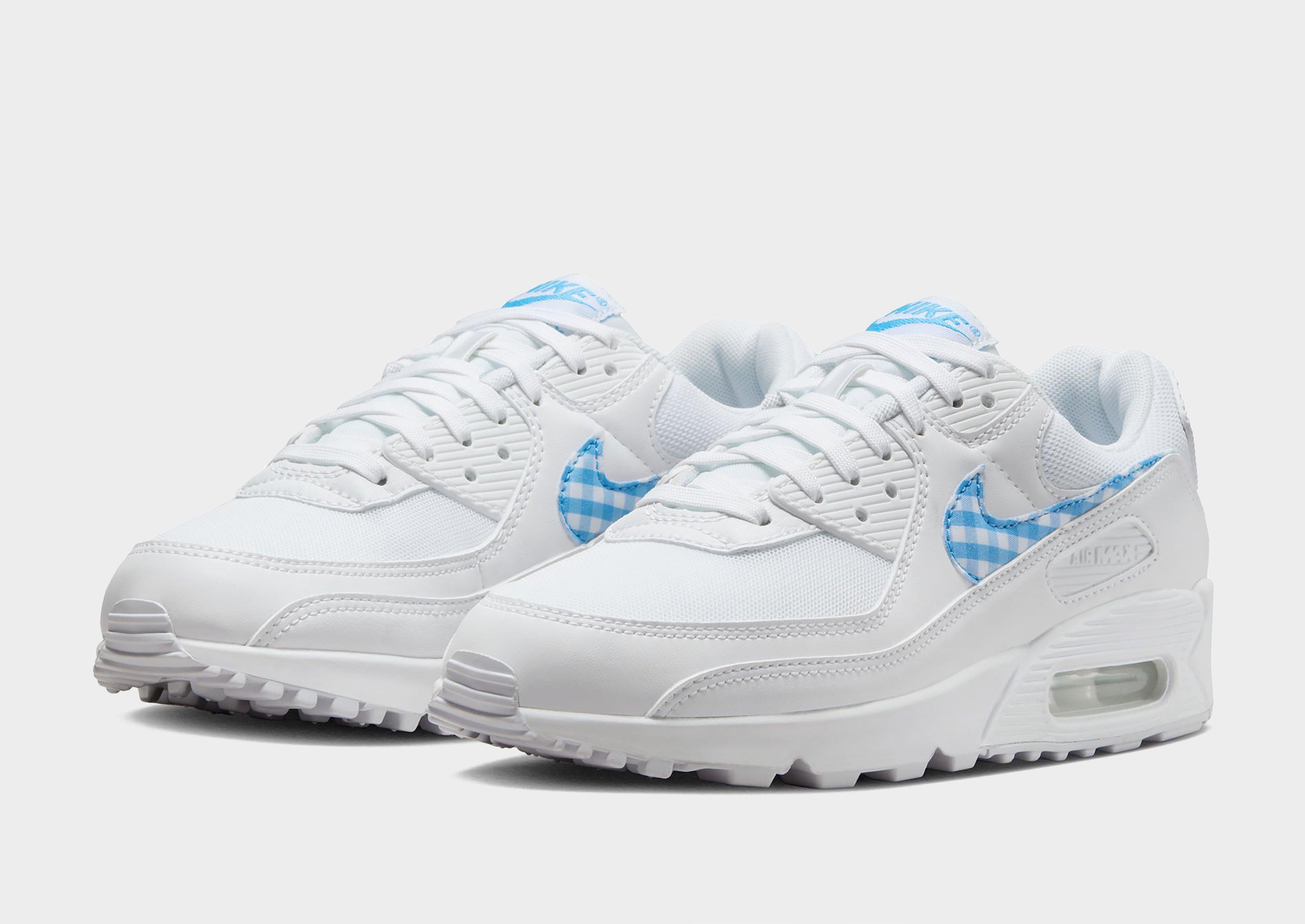 womens 'air max 90 white aqua light grey
