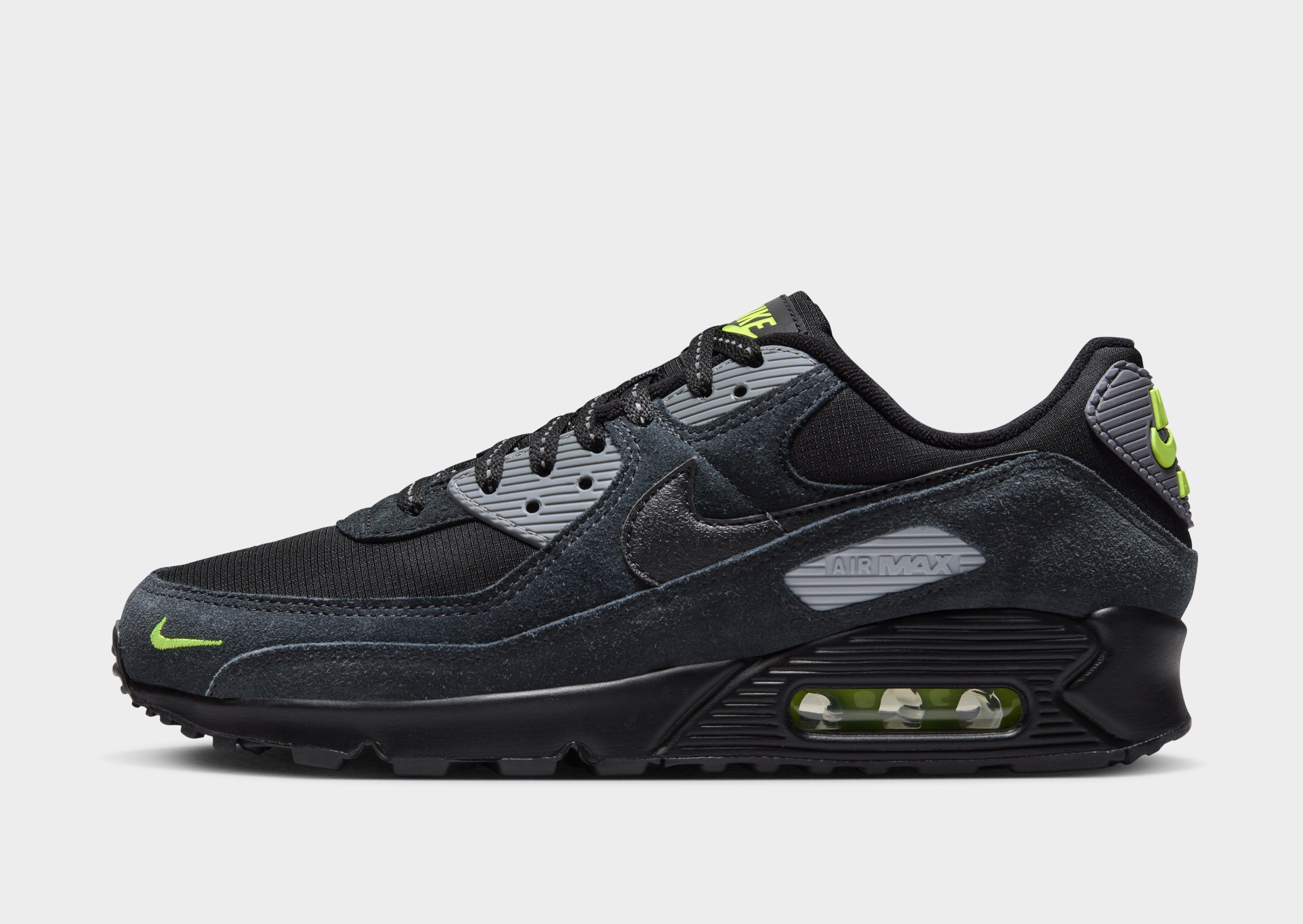 Nike air max 90 black and shop green