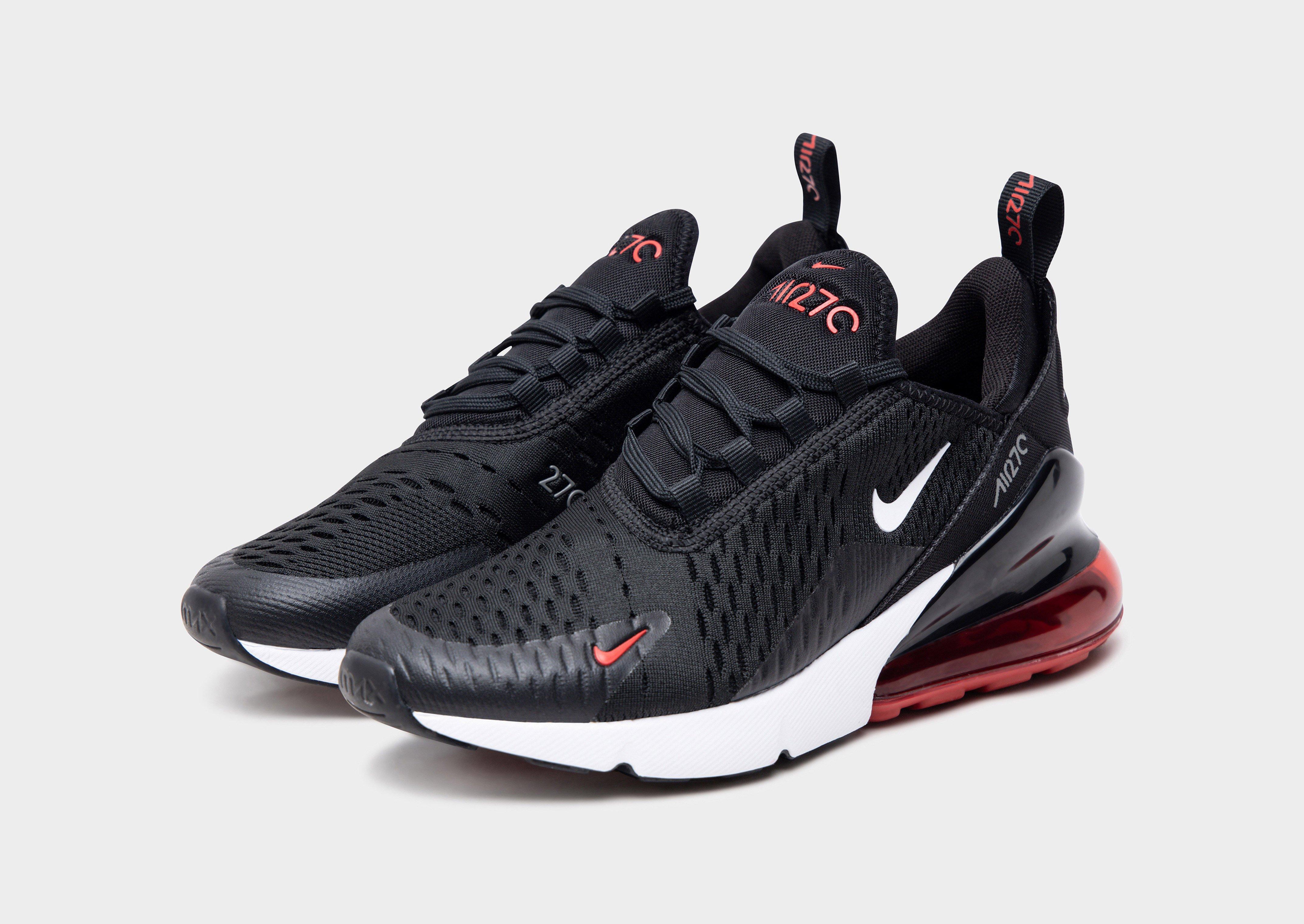 Nike air max 270 deals junior black and red