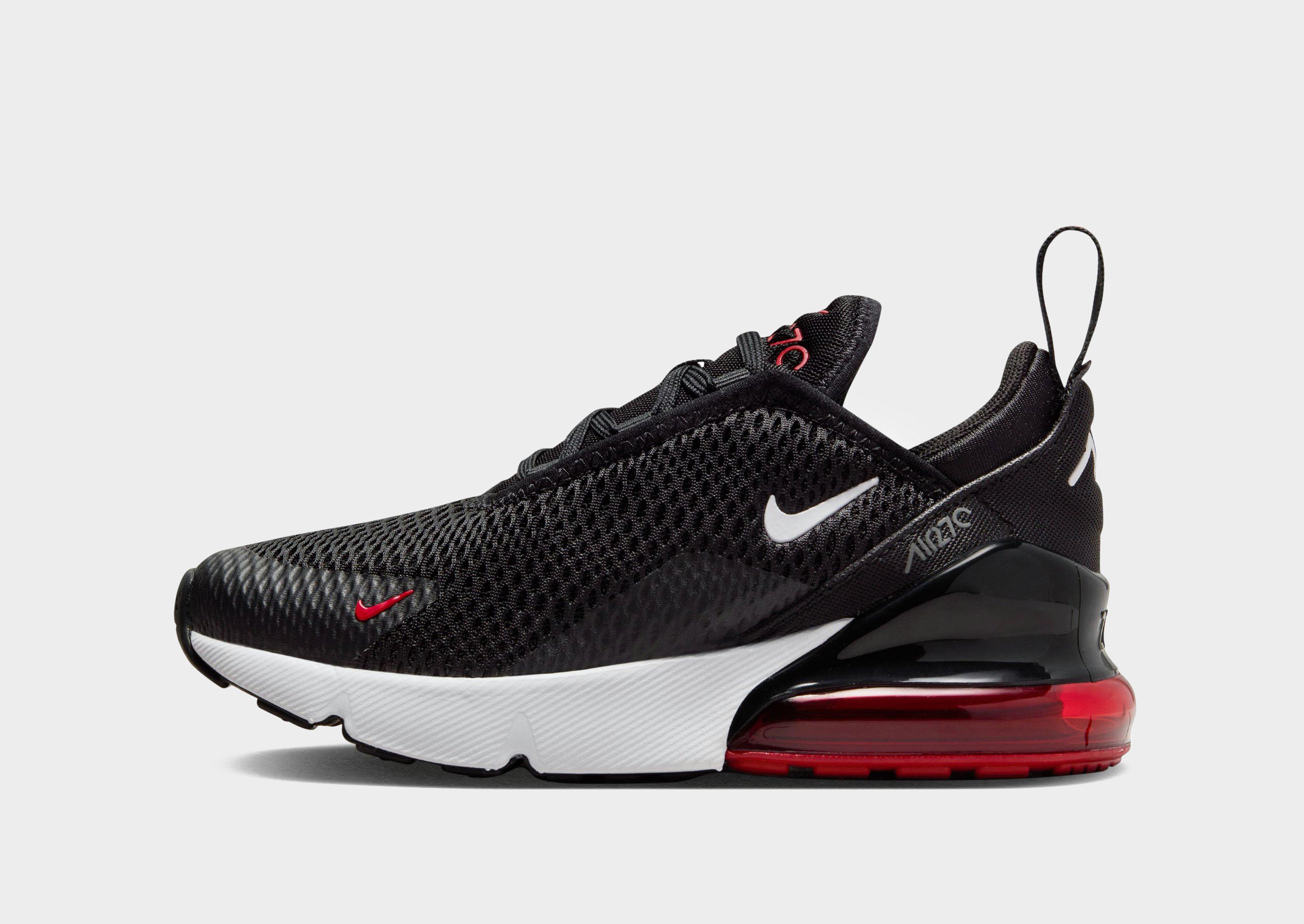 Nike black and red air sale max 270 sneakers