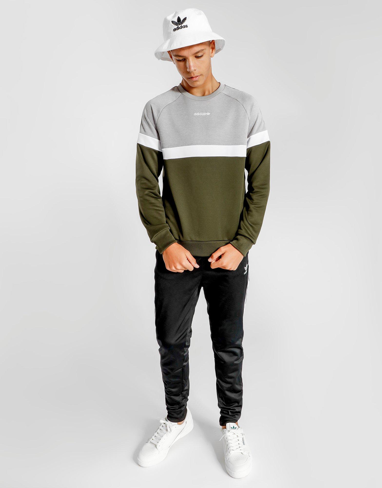 adidas originals itasca crew sweatshirt green