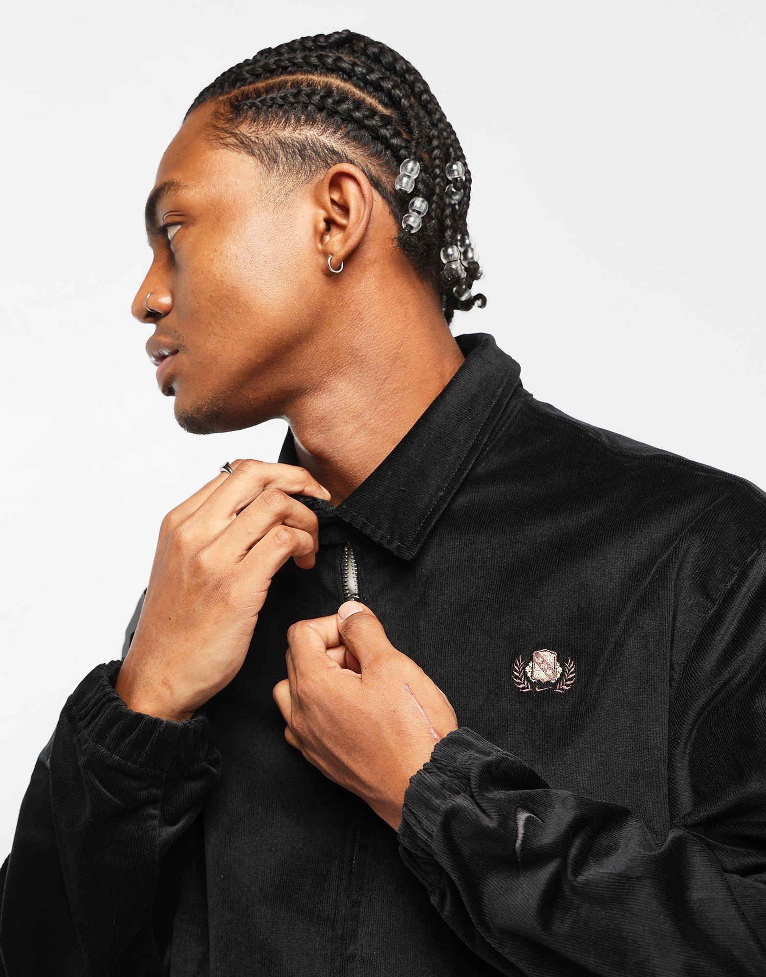 Black Nike Life Oversized Harrington Jacket - JD Sports Singapore